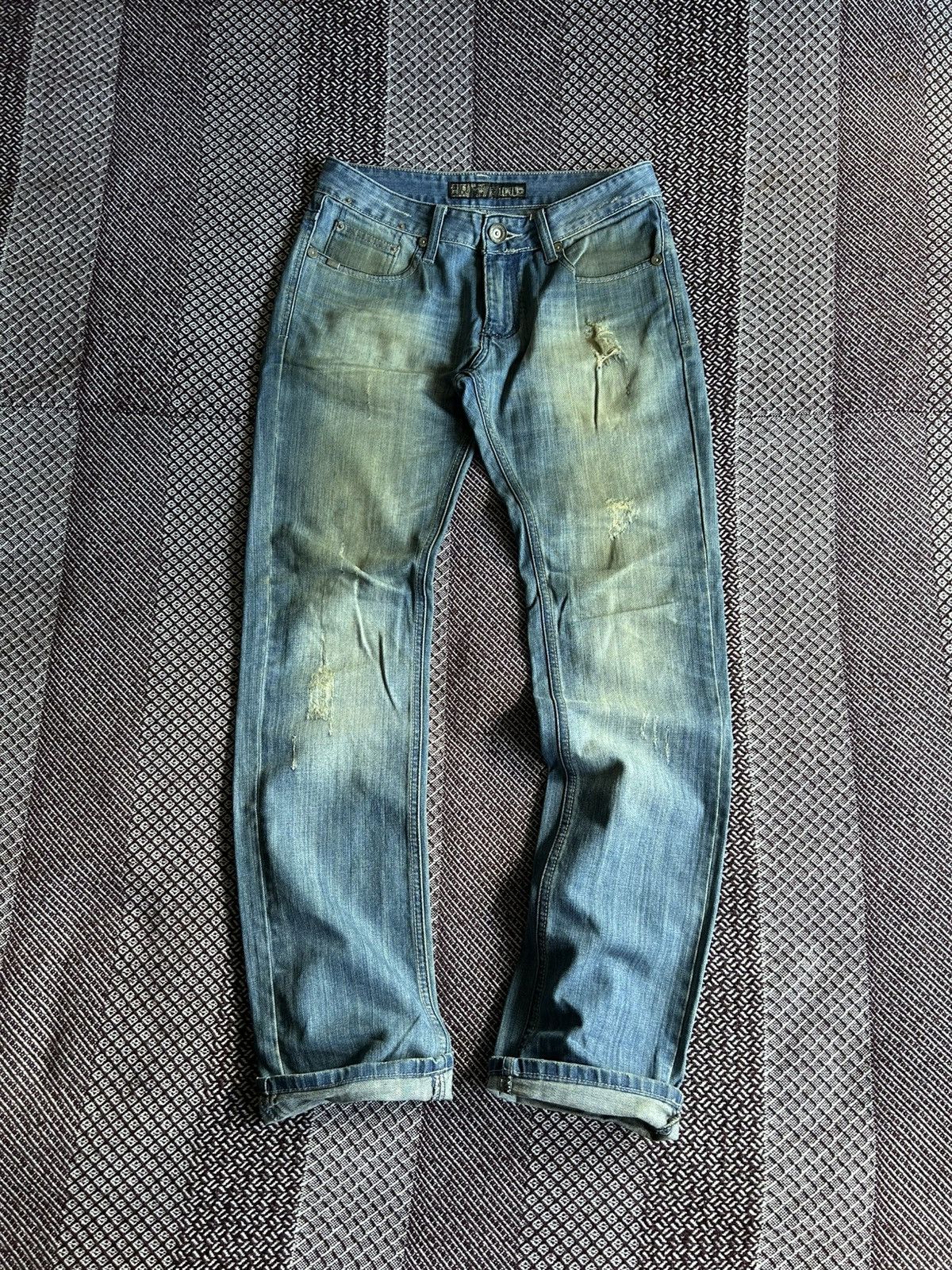 Japanese Brand Vintage Distressed Denim Jeans Japanese Style Size 30 Unisex Size US 30 / EU 46 - 1 Thumbnail