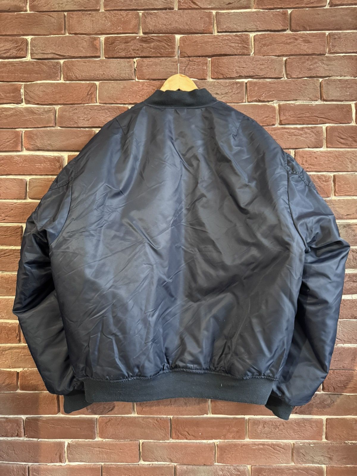 Vintage Ma1 Flyer Navy Vintage Bomber Alpha XXL Jacket Oversize Size US XXL / EU 58 / 5 - 2 Thumbnail