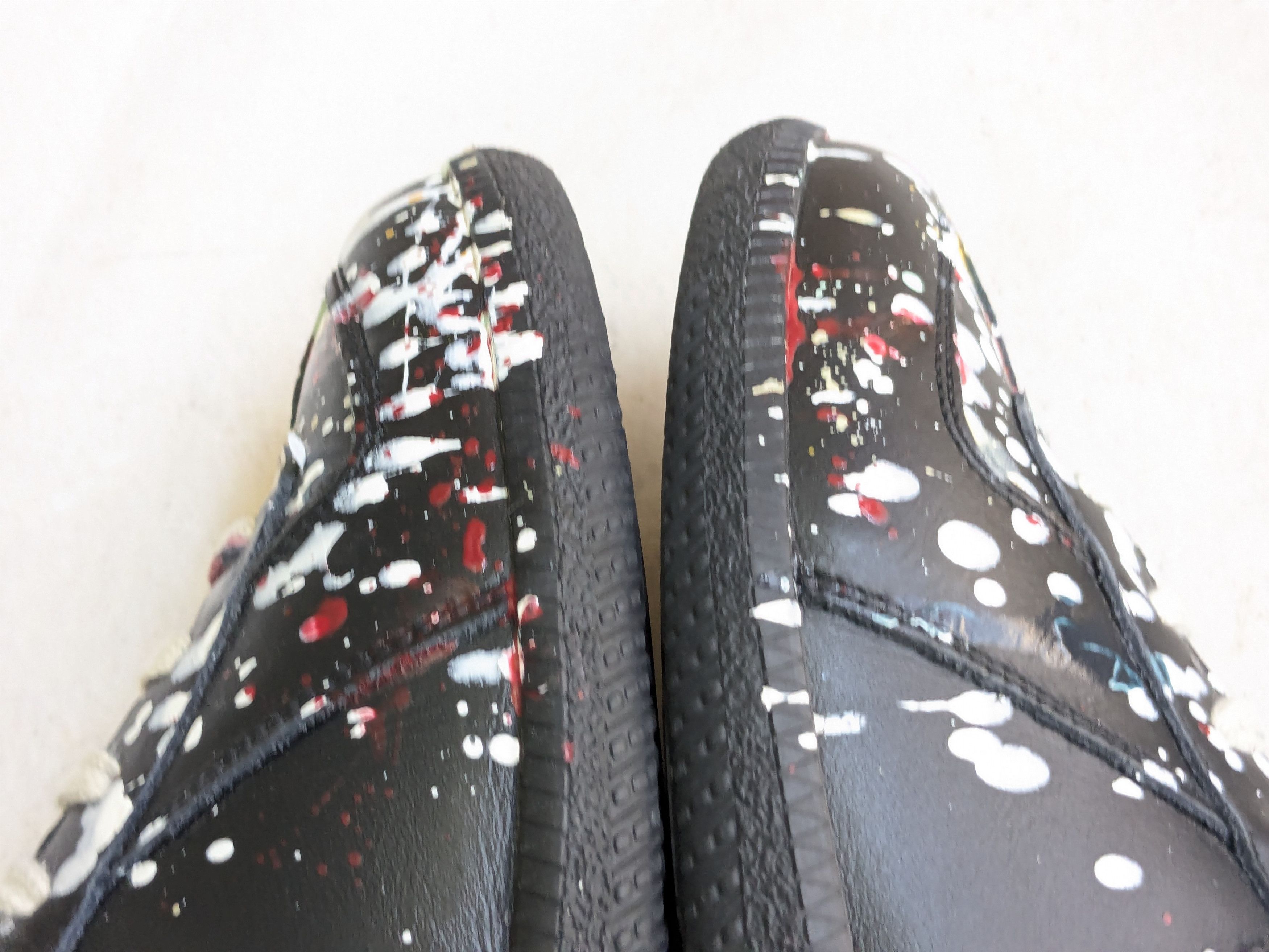 Maison Margiela Maison Margiela GAT Replica Black Paint Splatter 8 41 Size US 8 / EU 41 - 9 Thumbnail