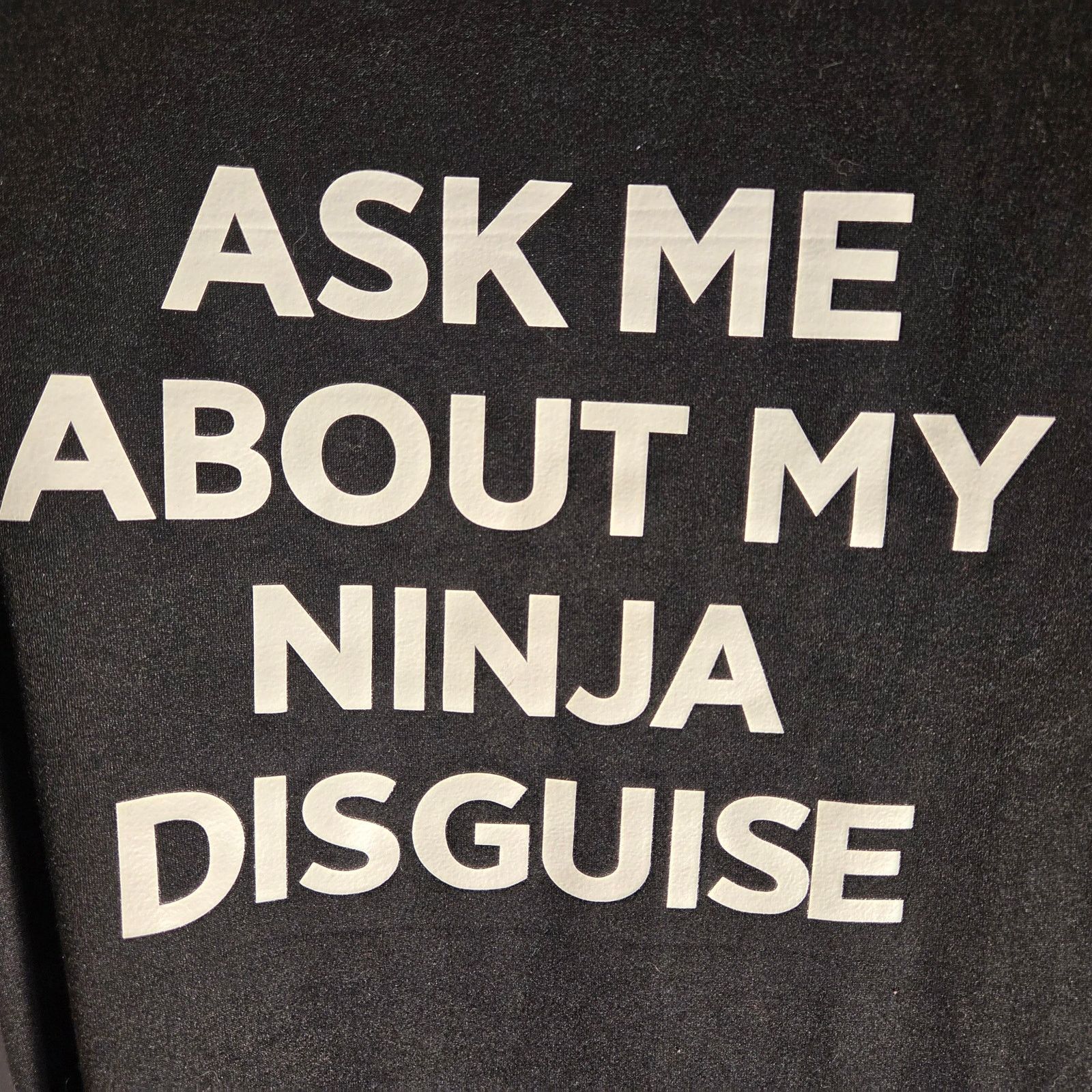 Other Ninja Flip Side Funny T-Shirt - Men's 2XL - Great Design! Size US XXL / EU 58 / 5 - 6 Thumbnail