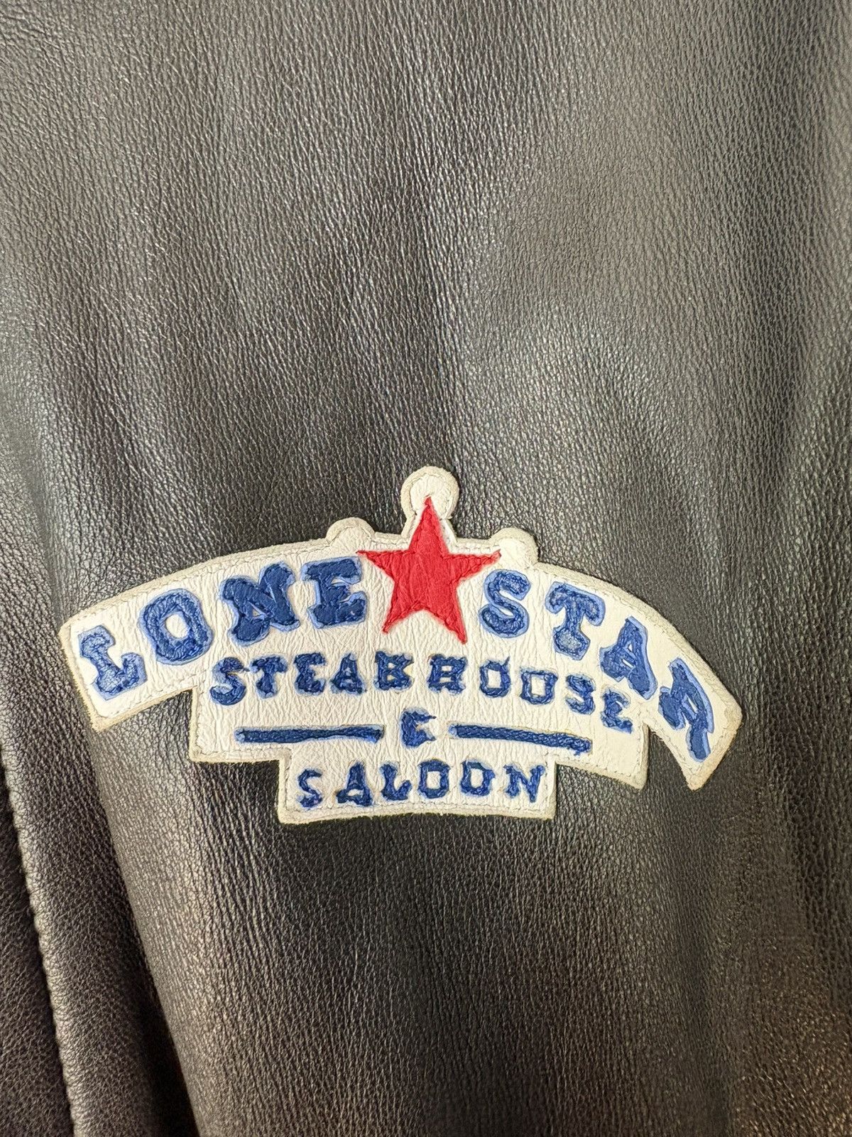 Designer × Jeff Hamilton Jeff Hamilton Vintage Leather Jacket – Lone Star – 1991 Size US M / EU 48-50 / 2 - 9 Thumbnail