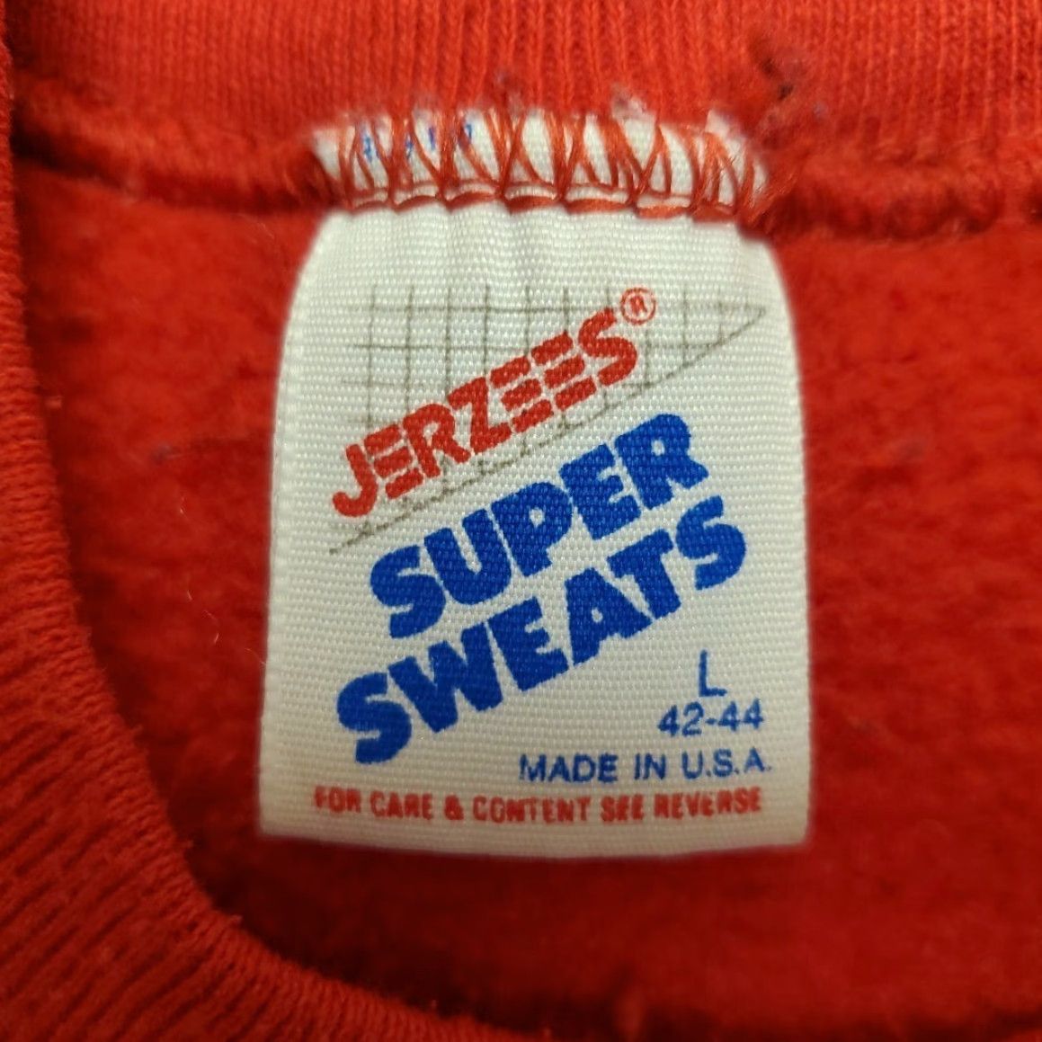 Jerzees VTG Jerzees Sweatshirt L Red Pullover Crewneck Christmas Holiday 90s Y2K Retro Mens Shirt Size US L / EU 52-54 / 3 - 5 Thumbnail