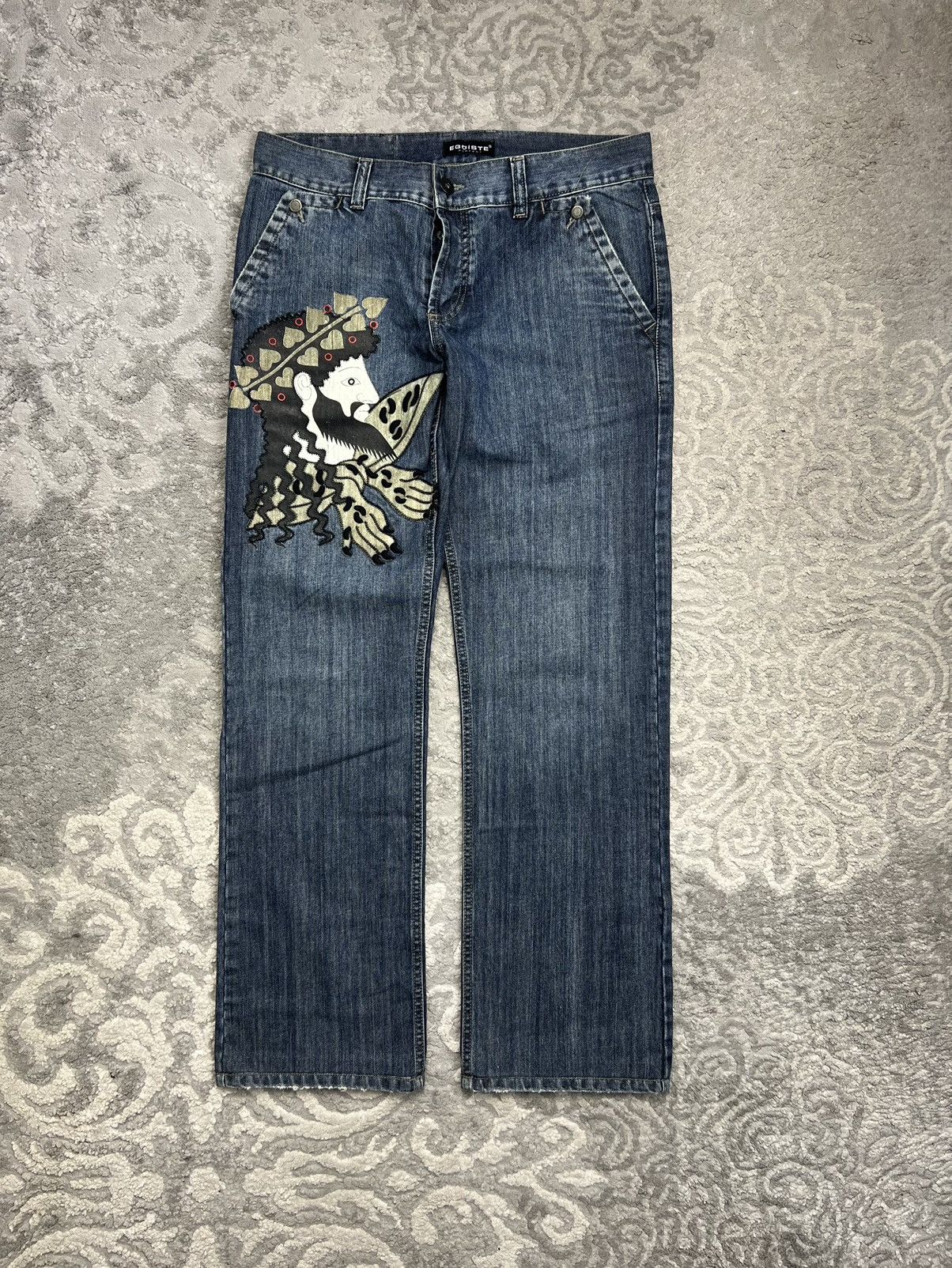 Other Pants Egoiste Perfect Hip Hop Rap Jeans Vintage Size US 32 / EU 48 - 3 Thumbnail
