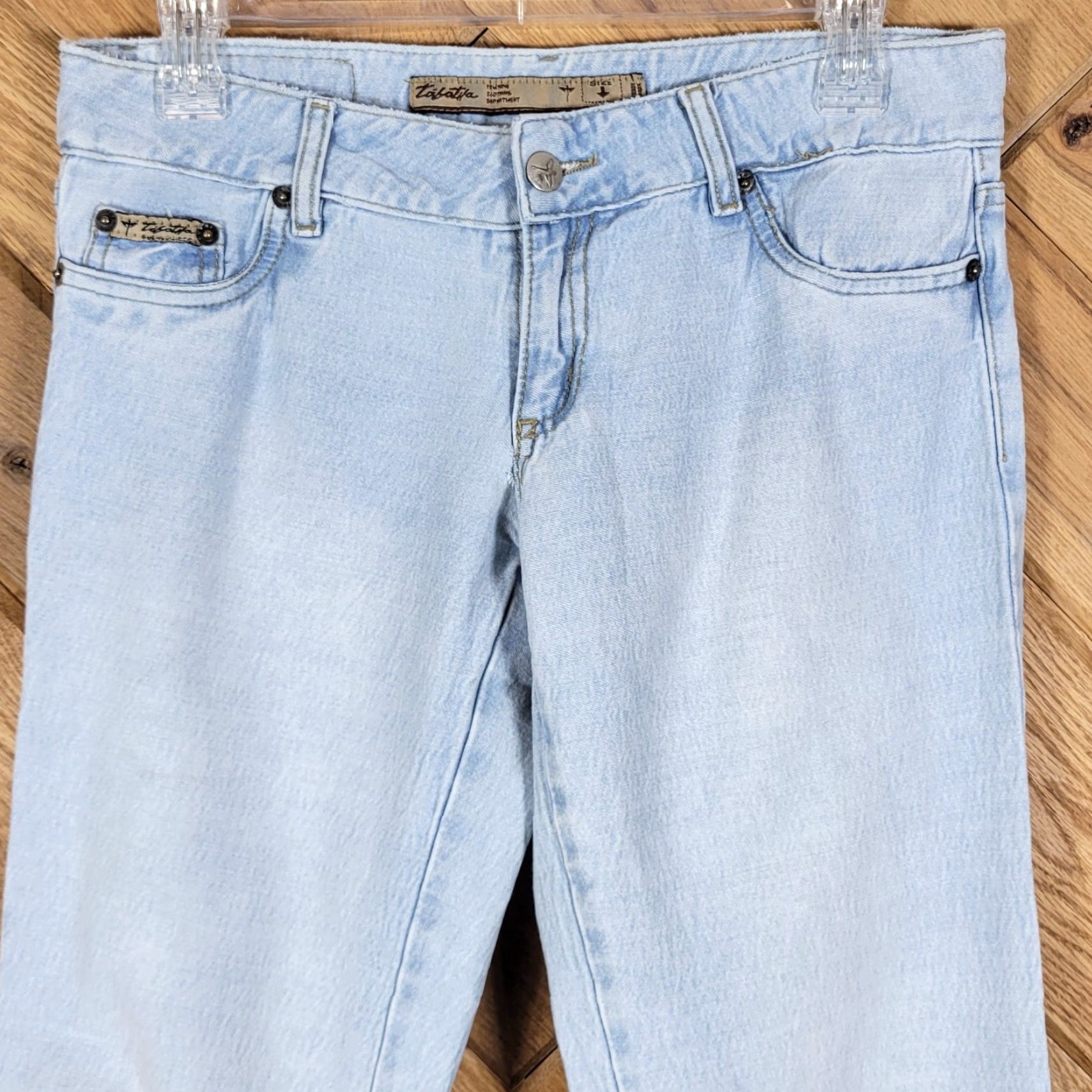 Vintage Tabatha Jeans Blue Size 30 Denim 5-Pocket Design Light Blue Women's Jeans Size 30" / US 8 / IT 44 - 3 Thumbnail