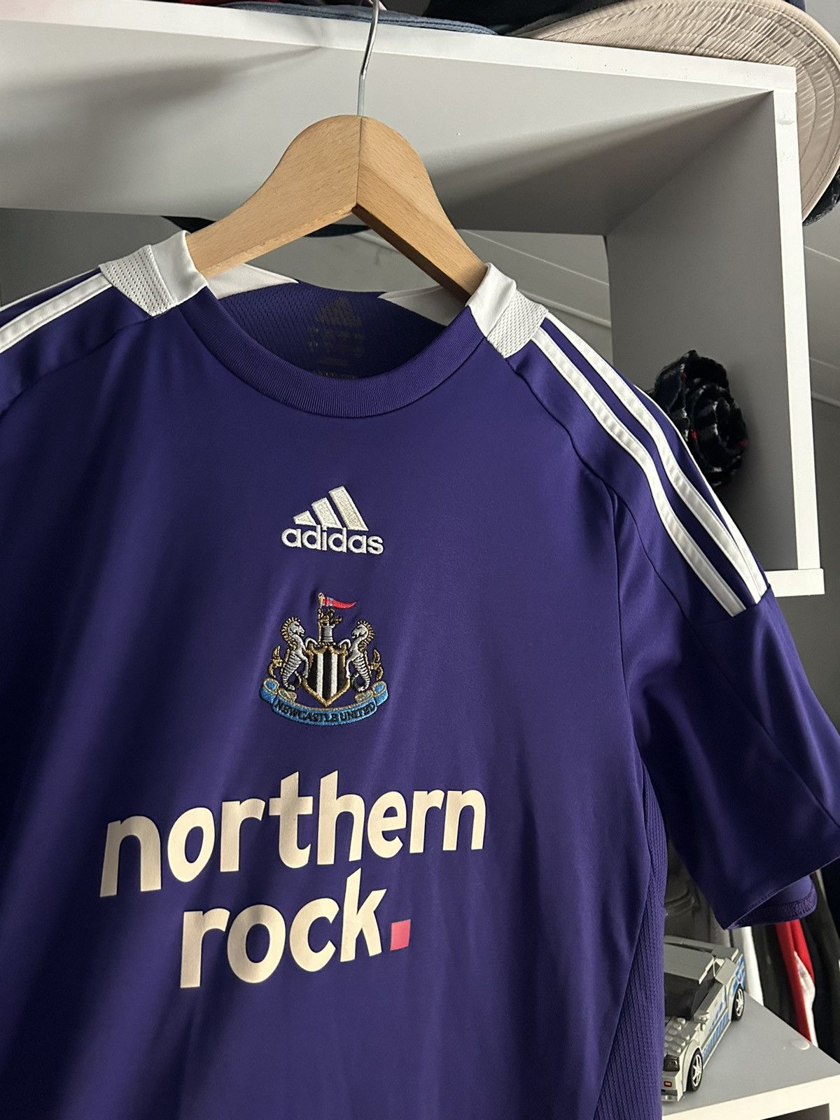 Adidas Newcastle adidas Away 2008/09 soccer jersey Size US M / EU 48-50 / 2 - 2 Thumbnail