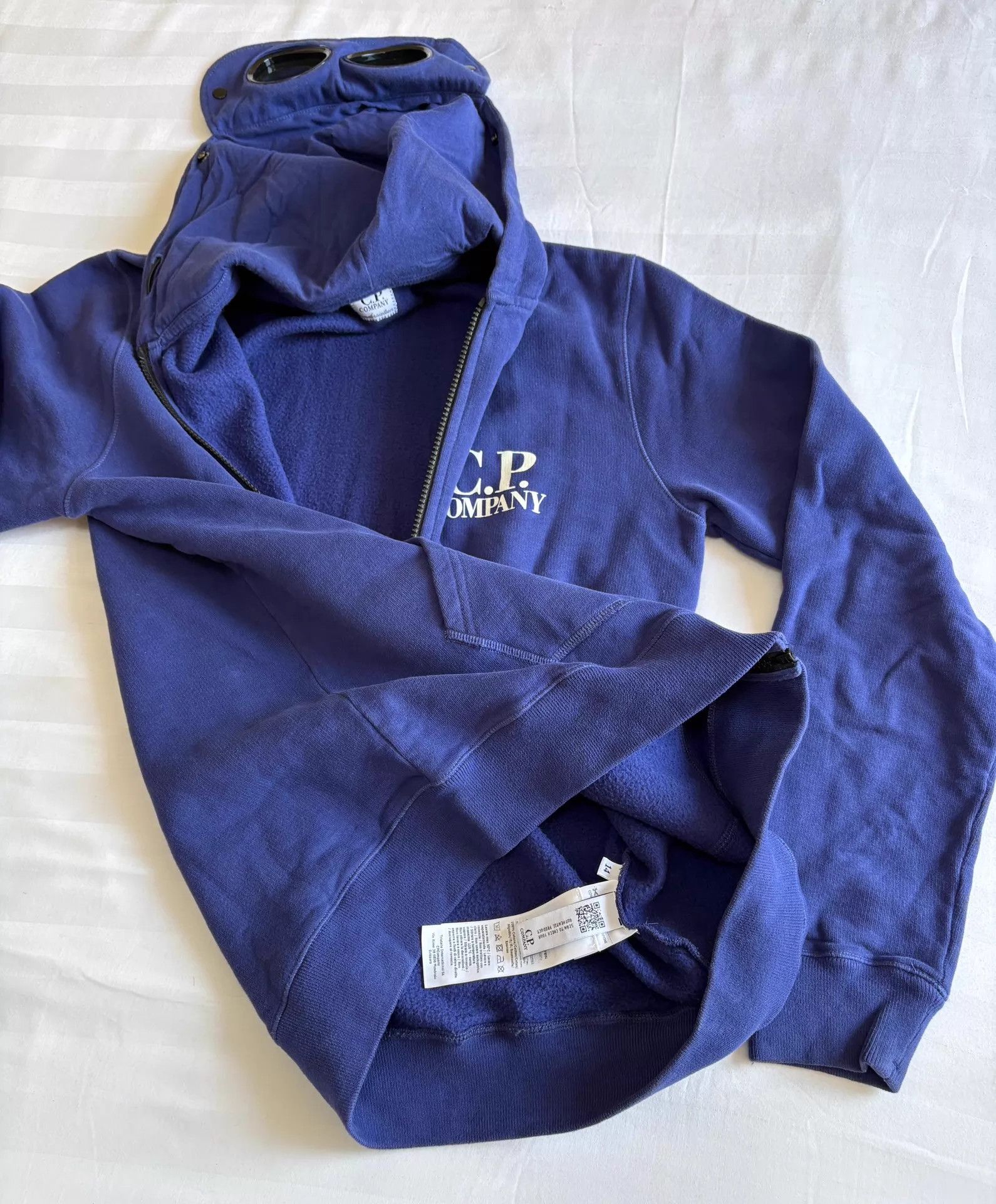 C.P. Company CP Company Pilot Goggle Hoodie Button Youth 14 Size US XS / EU 42 / 0 - 6 Thumbnail