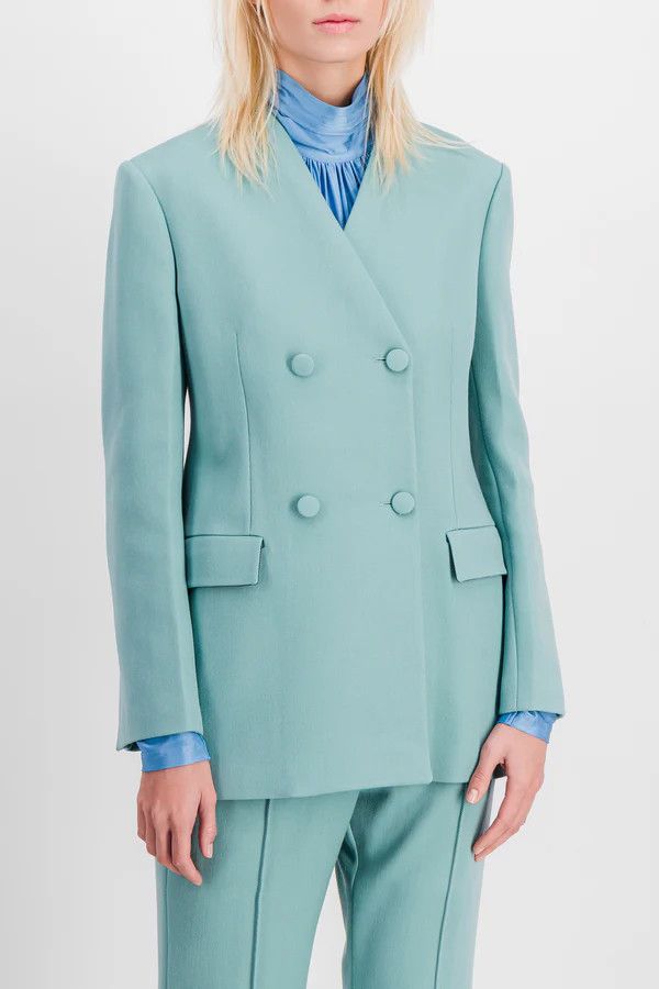 Jil Sander o1y0925 Blazer in Sage Green Size XS / US 0-2 / IT 36-38 - 2 Thumbnail