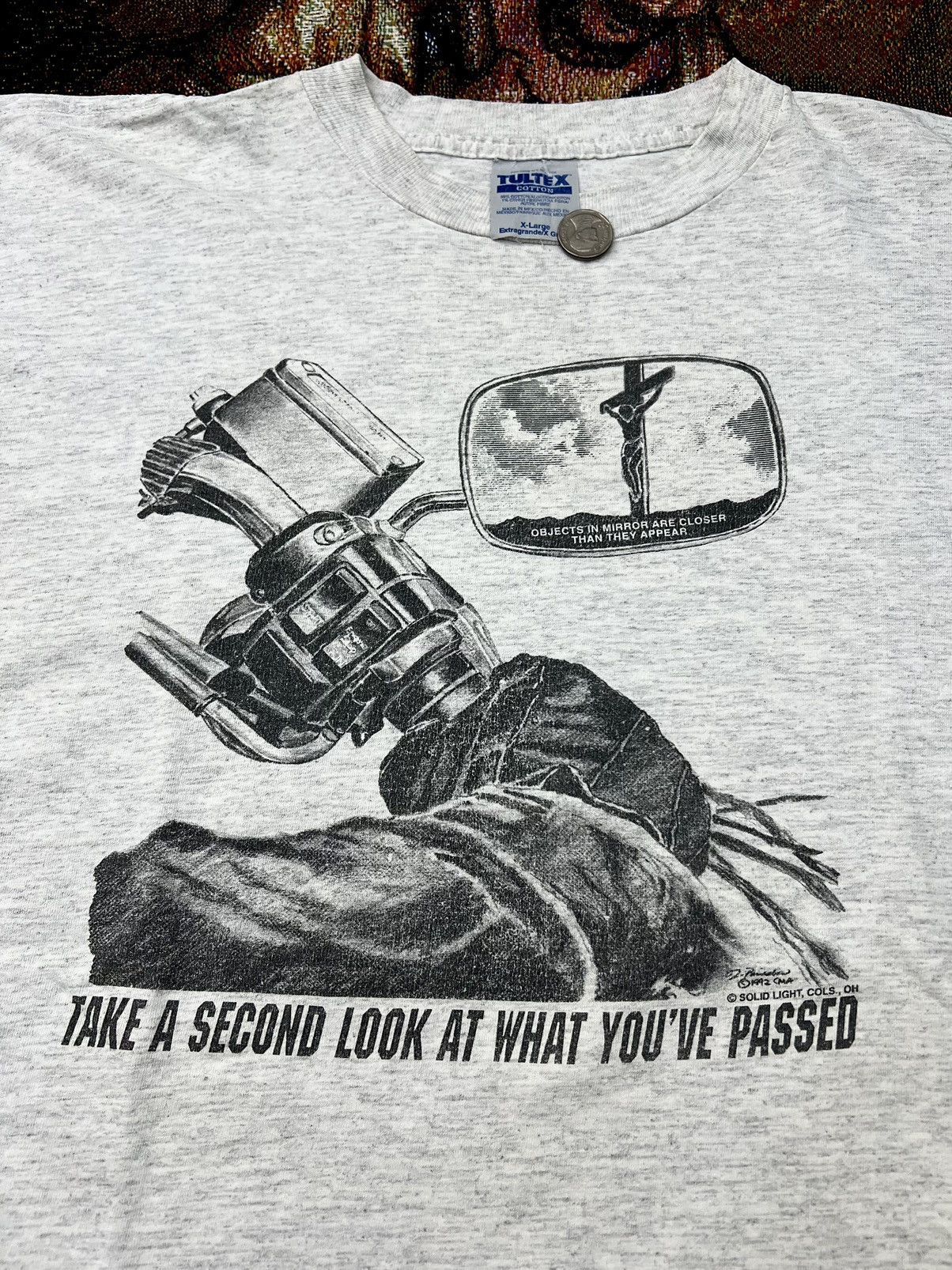 Vintage Harley-style Jesus Tee Size US XL / EU 56 / 4 - 1 Thumbnail