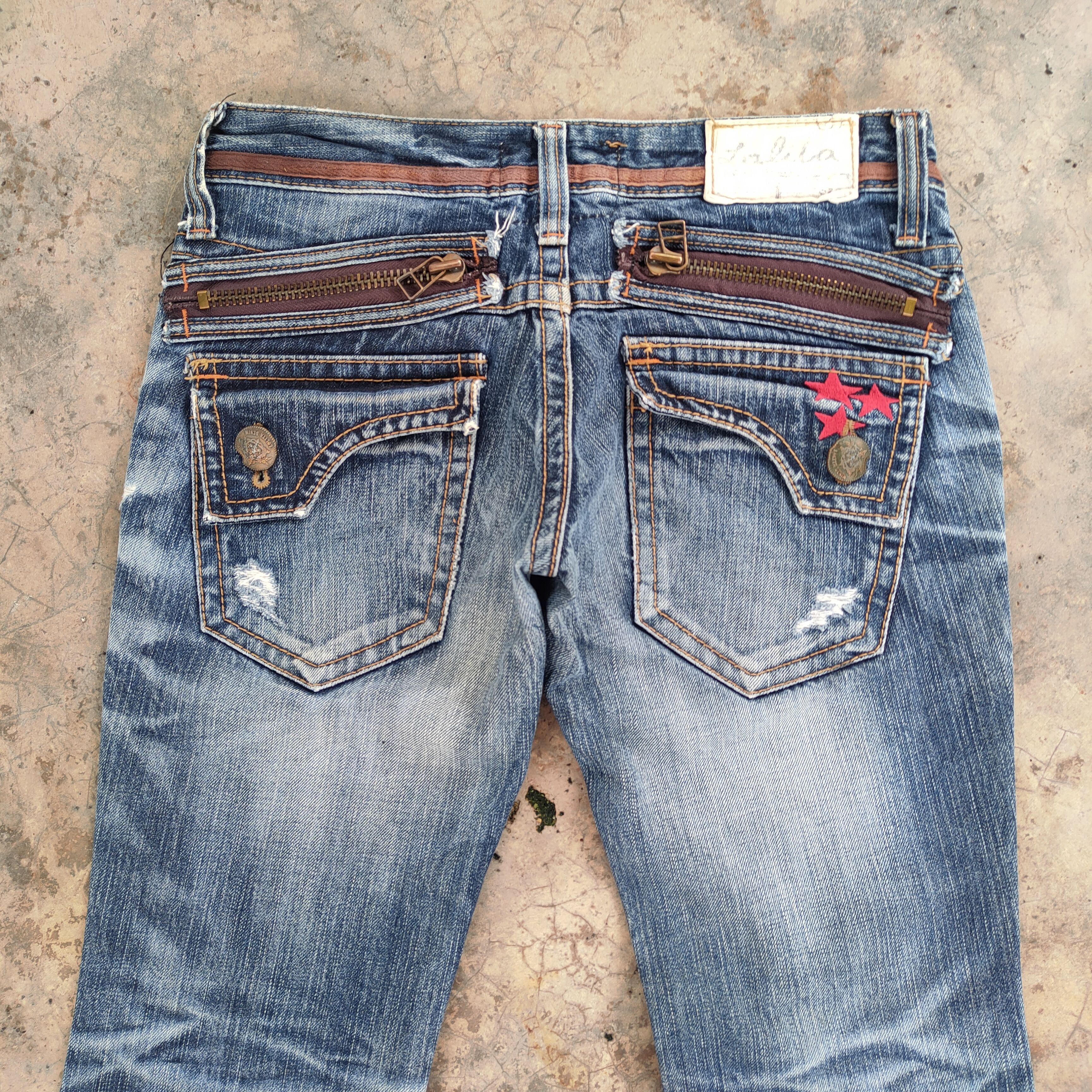 Japanese Brand FLARE VINTAGE LOLITA BOOT CUT DENIM JEAN PANTS Size US 29 - 10 Thumbnail