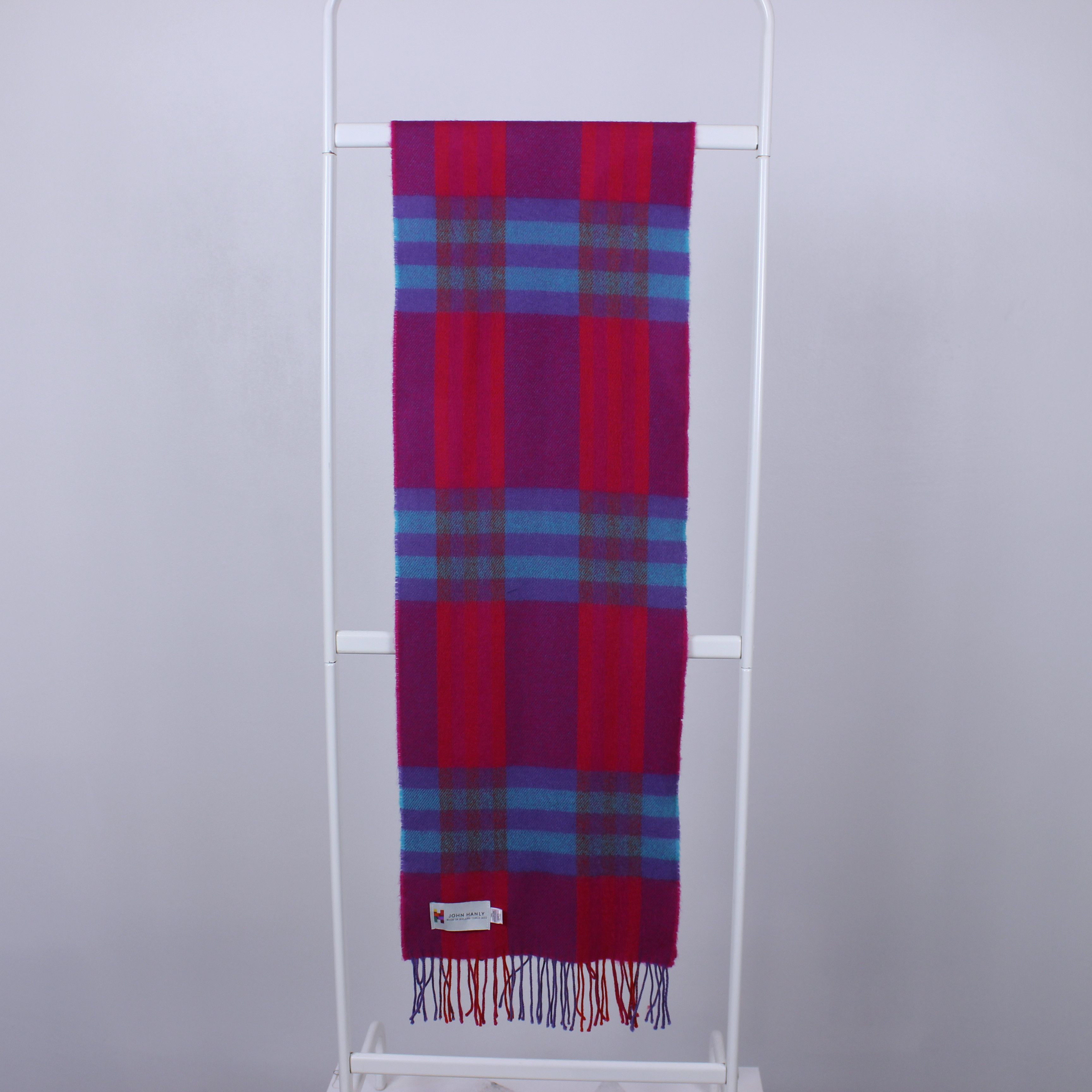 Vintage John Hanly ireland merino wool scarf multi Size ONE SIZE - 3 Thumbnail