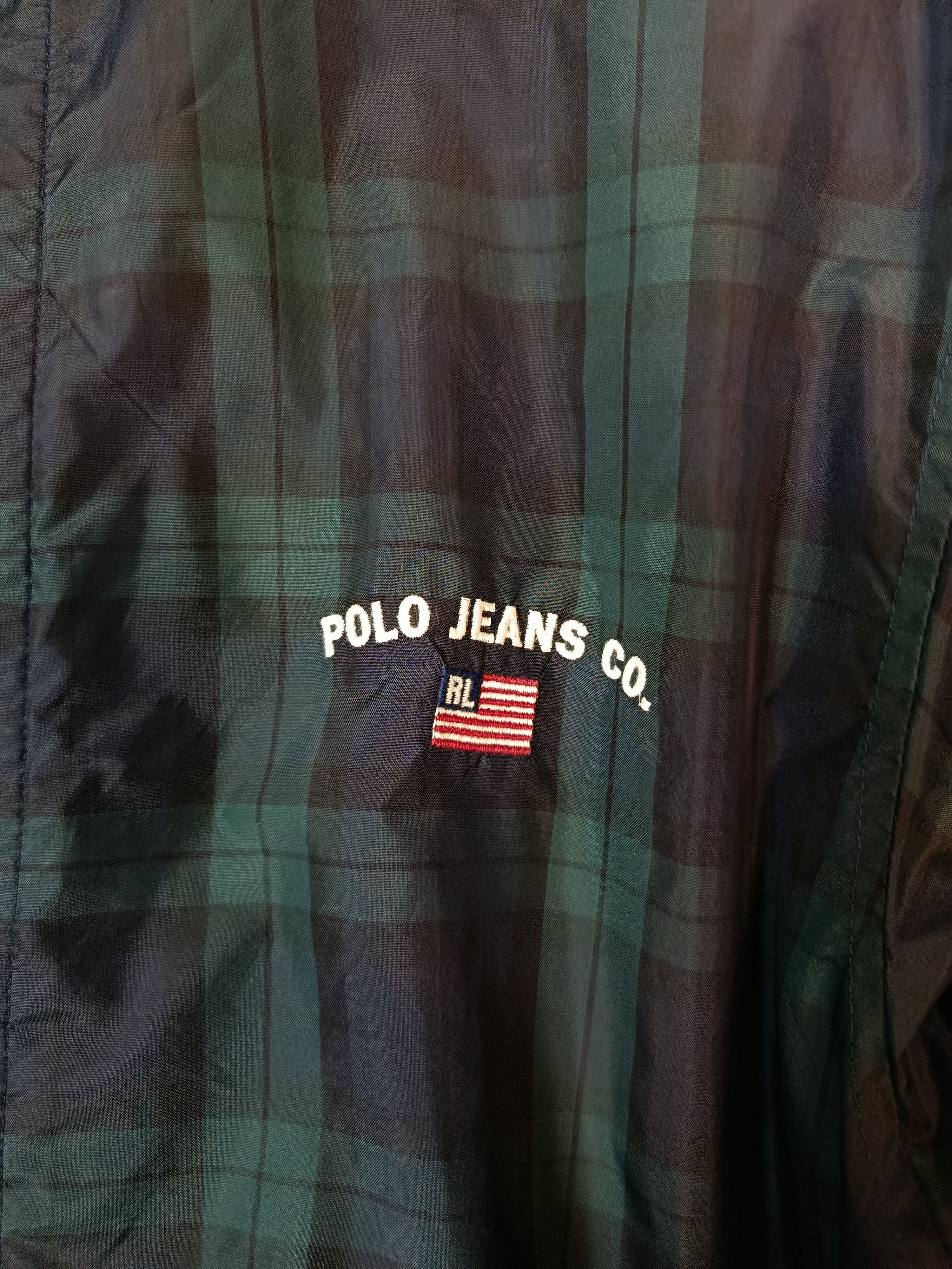 Polo Ralph Lauren Vintage 90s Polo Jeans Ralph Lauren Plaid Parachute Jacket Size US L / EU 52-54 / 3 - 4 Thumbnail
