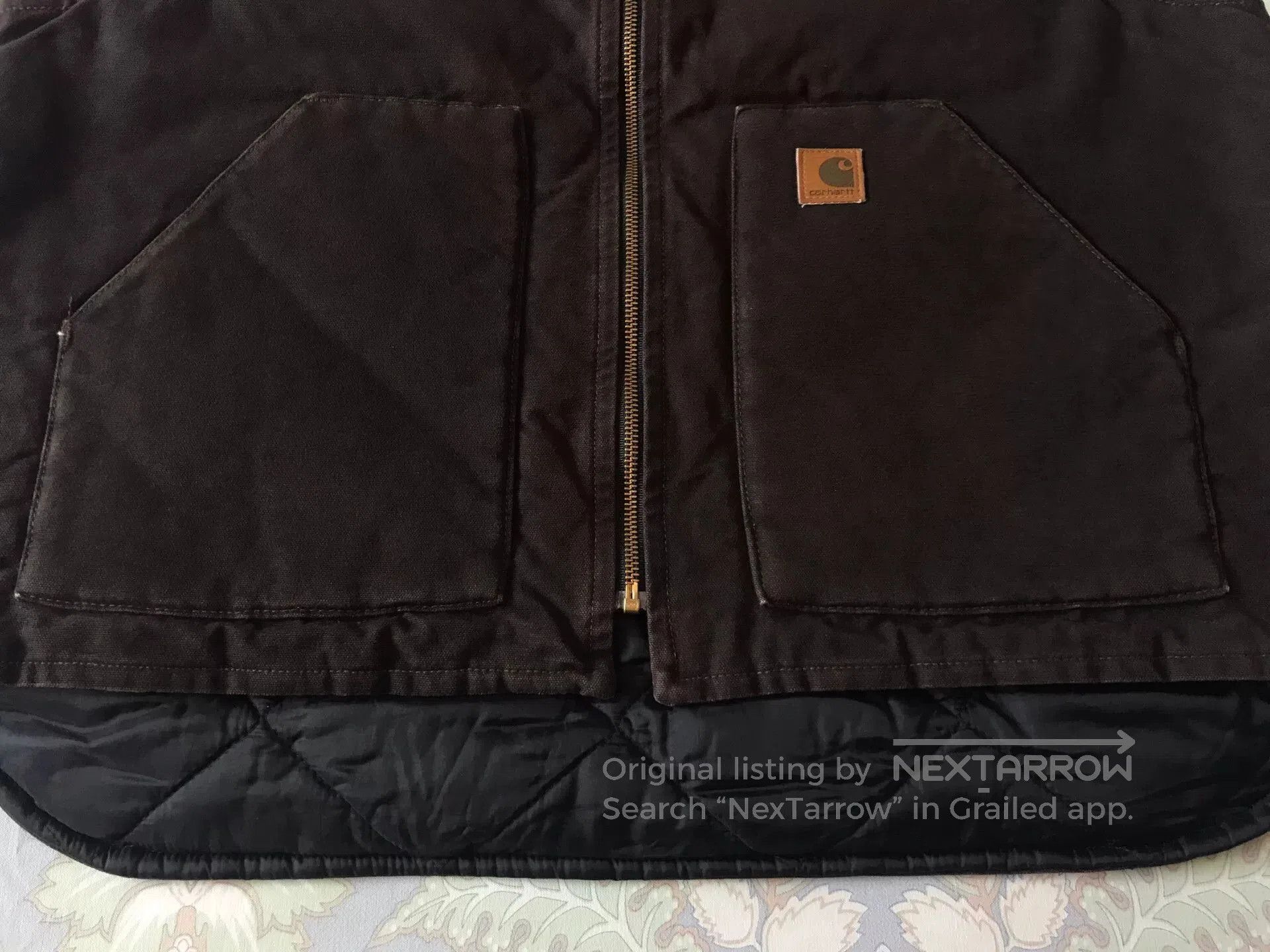 Carhartt Carhartt V02 Dark Brown Work Vest. Size US XL / EU 56 / 4 - 4 Thumbnail