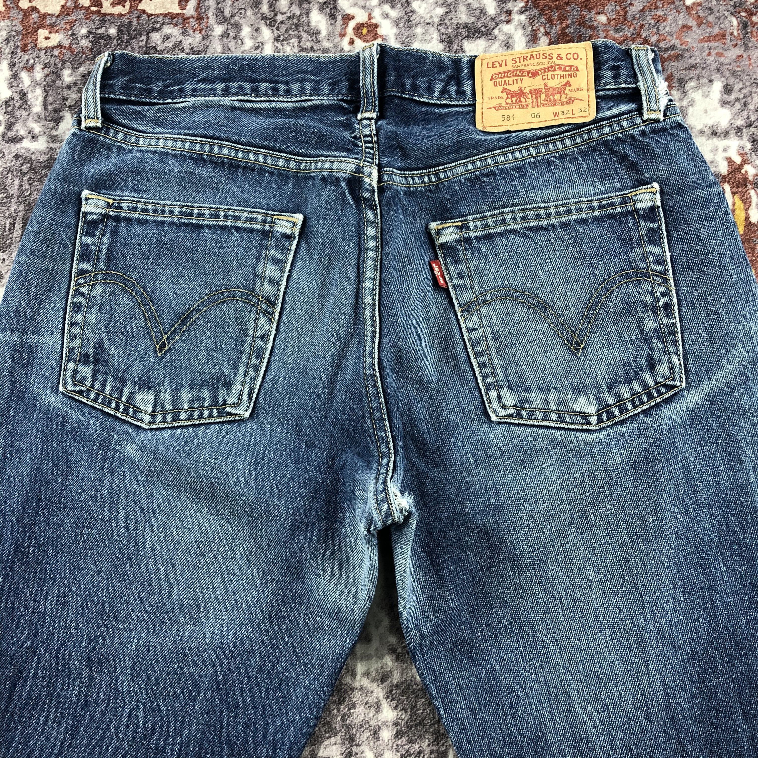 Levi's × Vintage Vintage Blue Wash Levis 581 Jeans-JM2477 Size US 32 / EU 48 - 4 Thumbnail