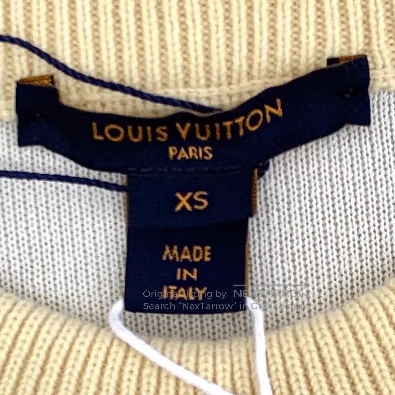 Louis Vuitton Louis Vuitton 22 Light Yellow Wool Crew Neck Long Sleeve K Size US XS / EU 42 / 0 - 6 Thumbnail