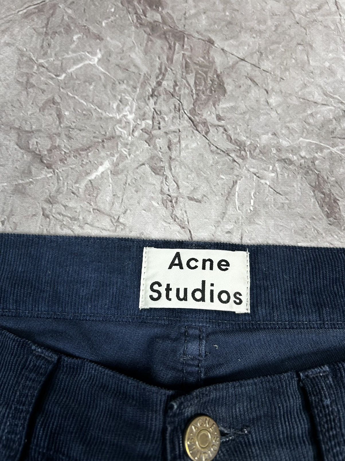 Acne Studios Acne Studios Skin 5 Cord Navy Velvet Courduroy Pants Size US 32 / EU 48 - 11 Thumbnail