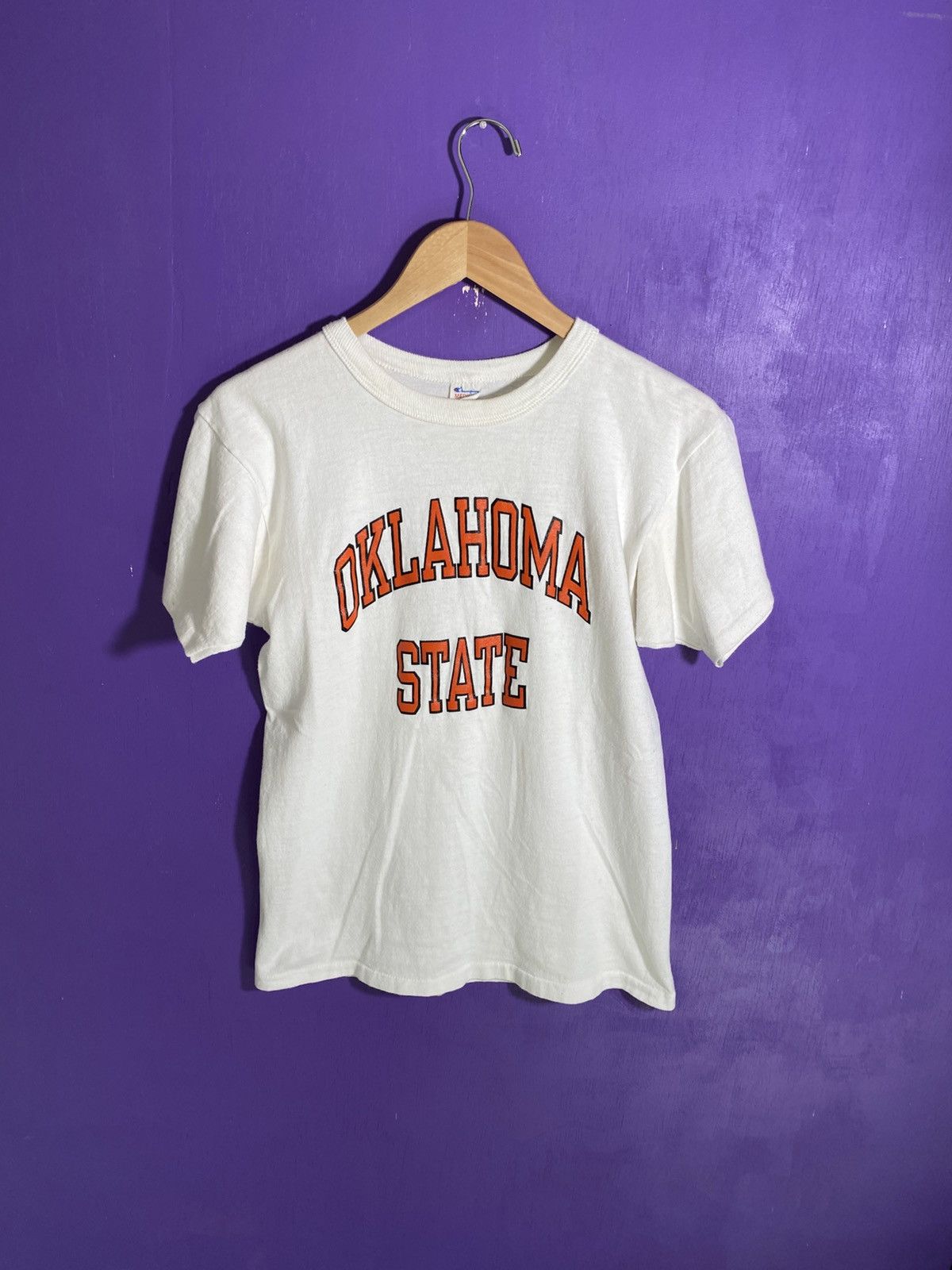 Champion × Vintage Vintage 80s Champion Oklahoma state t-shirt Size US M / EU 48-50 / 2 - 1 Thumbnail