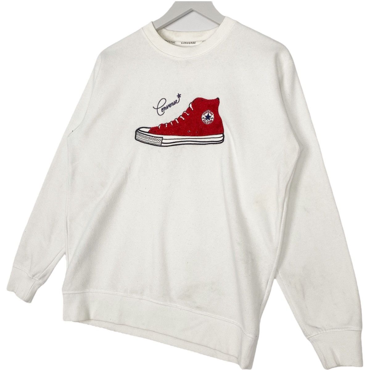 Other Vintage Converse All Star Big Printed Crewneck Sweatshirt Size US M / EU 48-50 / 2 - 2 Thumbnail