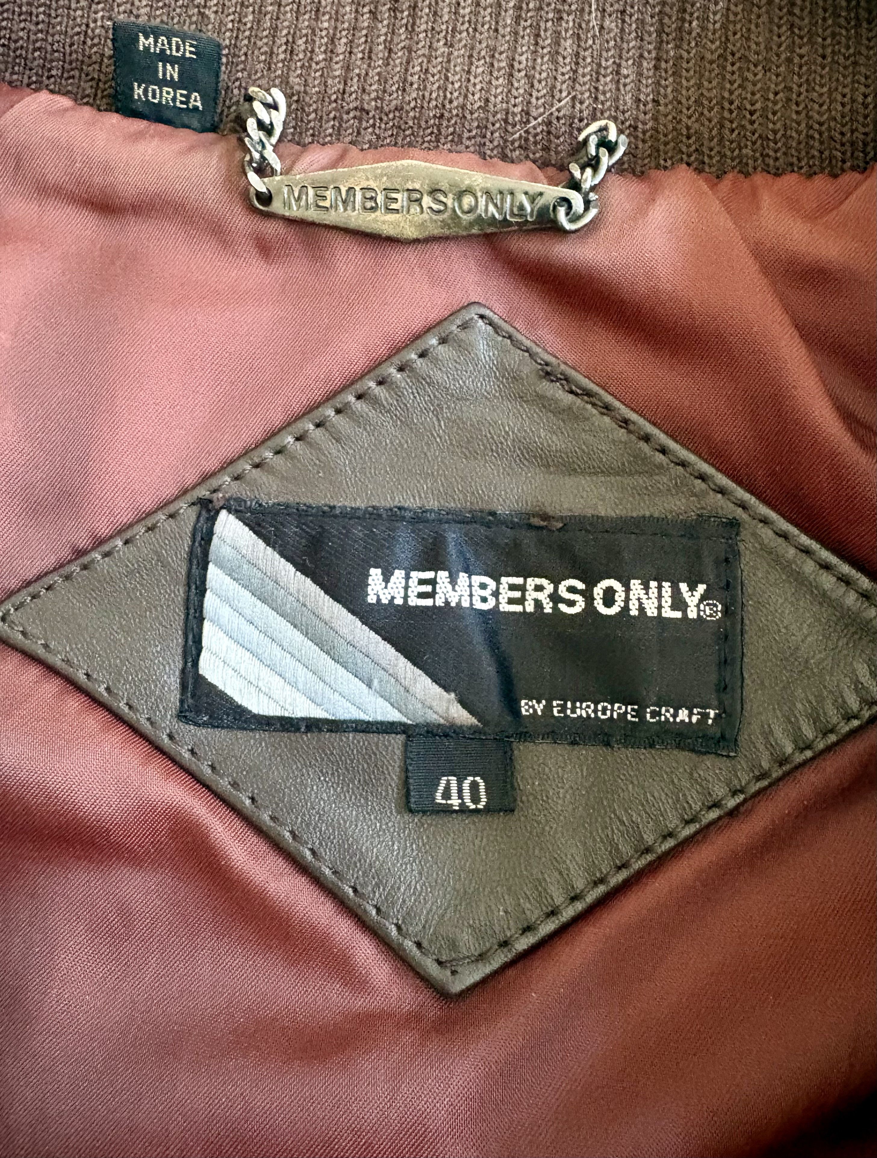 Members Only Member's Only Bombardier Jacket Size US XXS / EU 40 - 3 Thumbnail