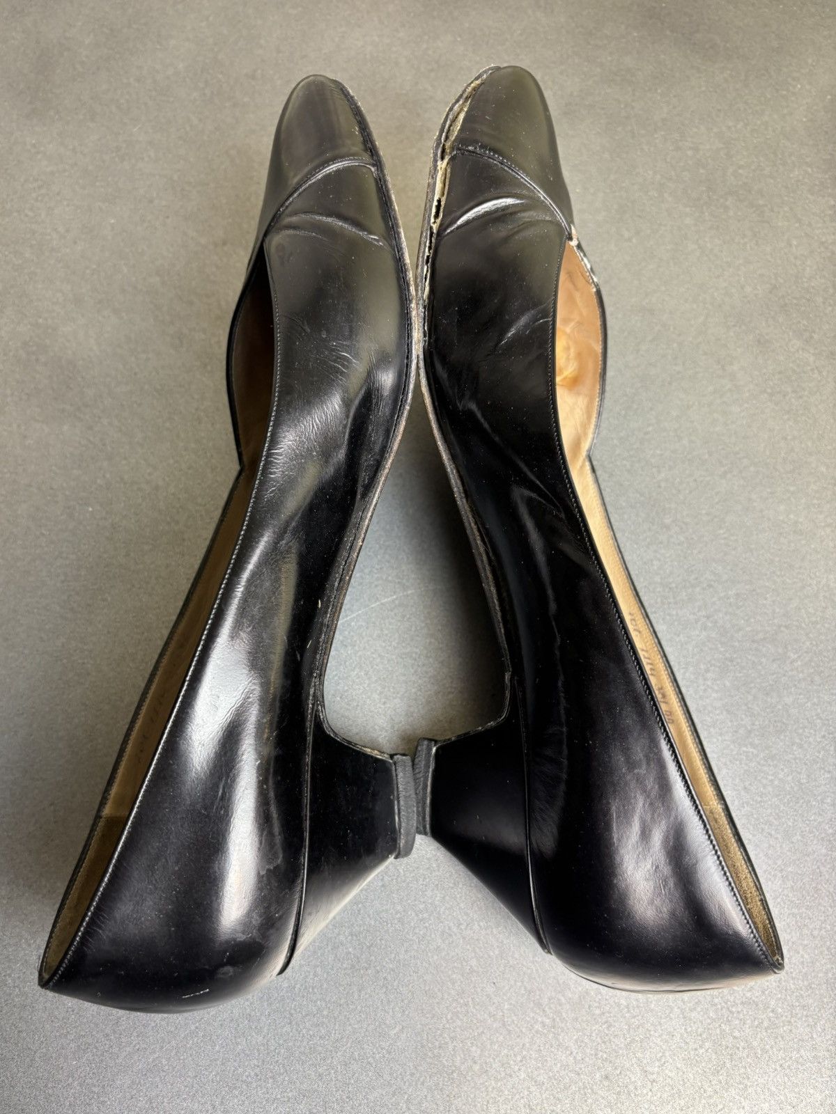 Gucci × Vintage 1970s Gucci Heels Vintage Gucci Leather Pumps Snake Skin Bag Size US 8.5 / IT 38.5 - 9 Thumbnail