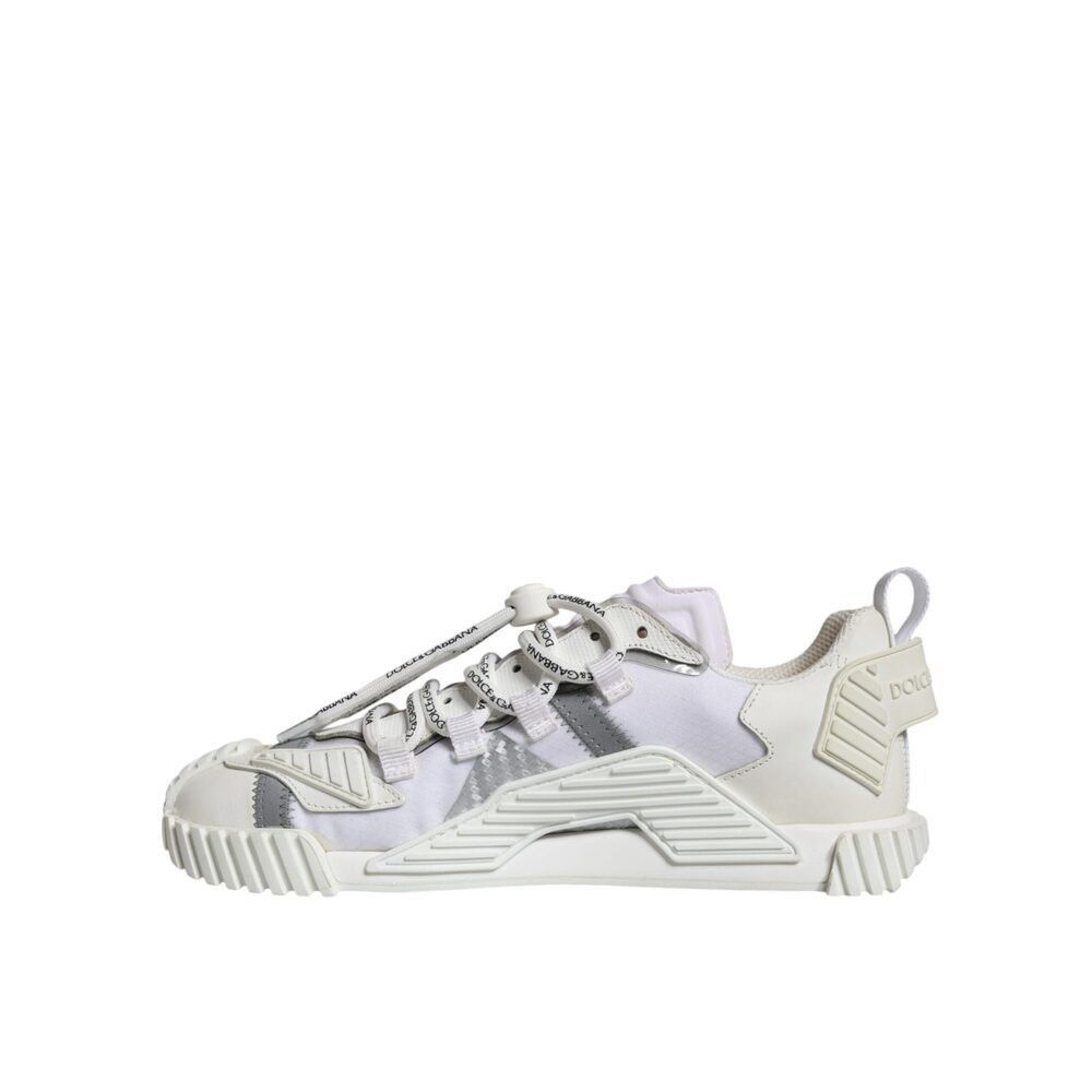 Dolce & Gabbana Dolce & Gabbana White Lace Up Low Top NS1 Sneakers Shoes Size US 6 / EU 39 - 5 Thumbnail