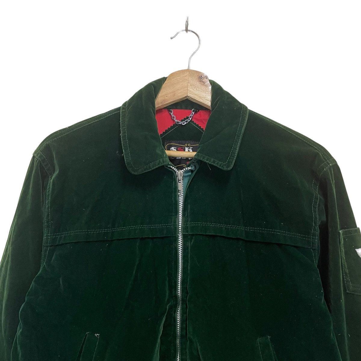 Japanese Brand × Vintage SSK DELUXE SUKAJAN VELVET JACKET Size US S / EU 44-46 / 1 - 4 Thumbnail