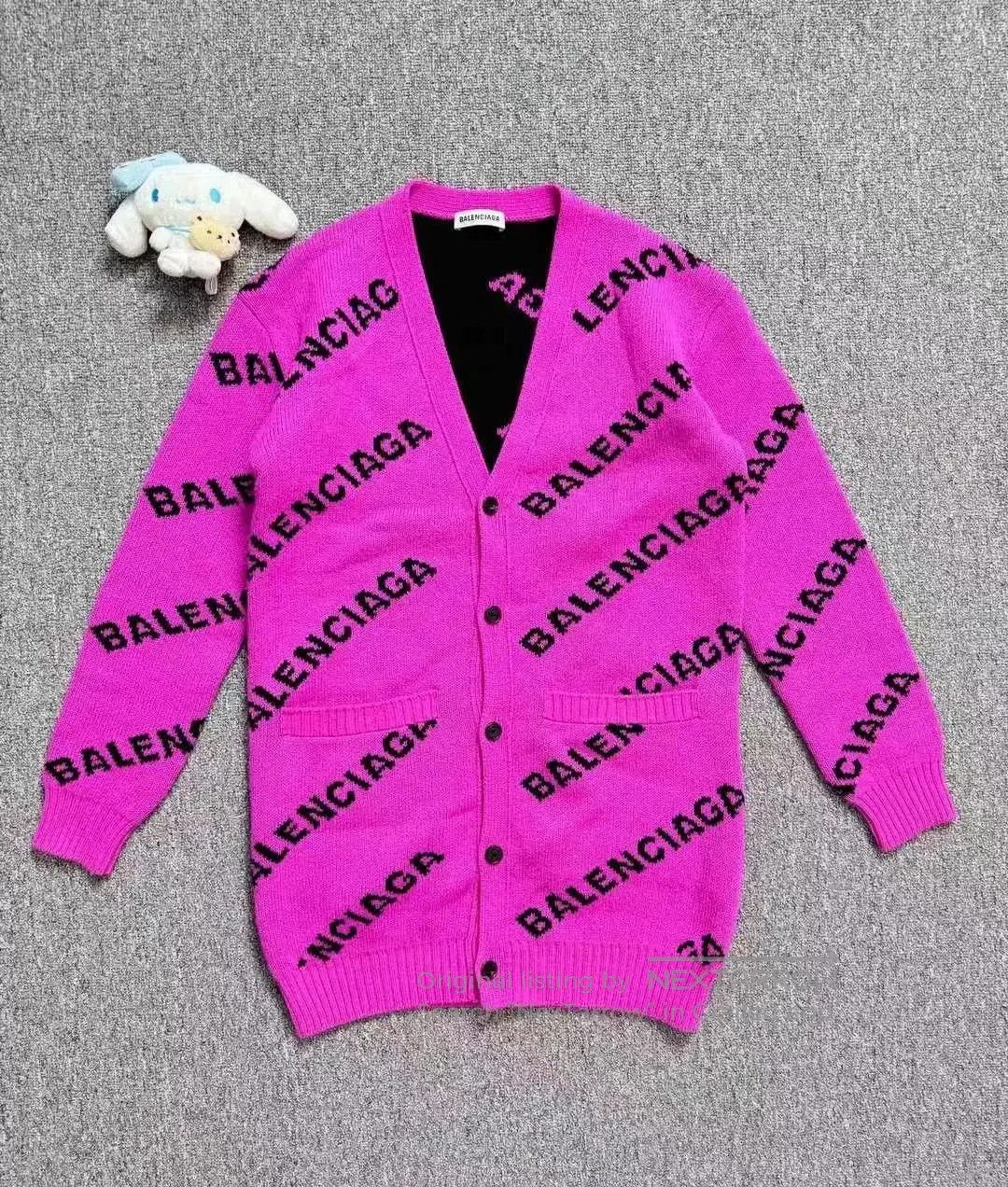 Balenciaga Balenciaga Logo Wool Knit Cardigan XS. Size US XS / EU 42 / 0 - 1 Thumbnail