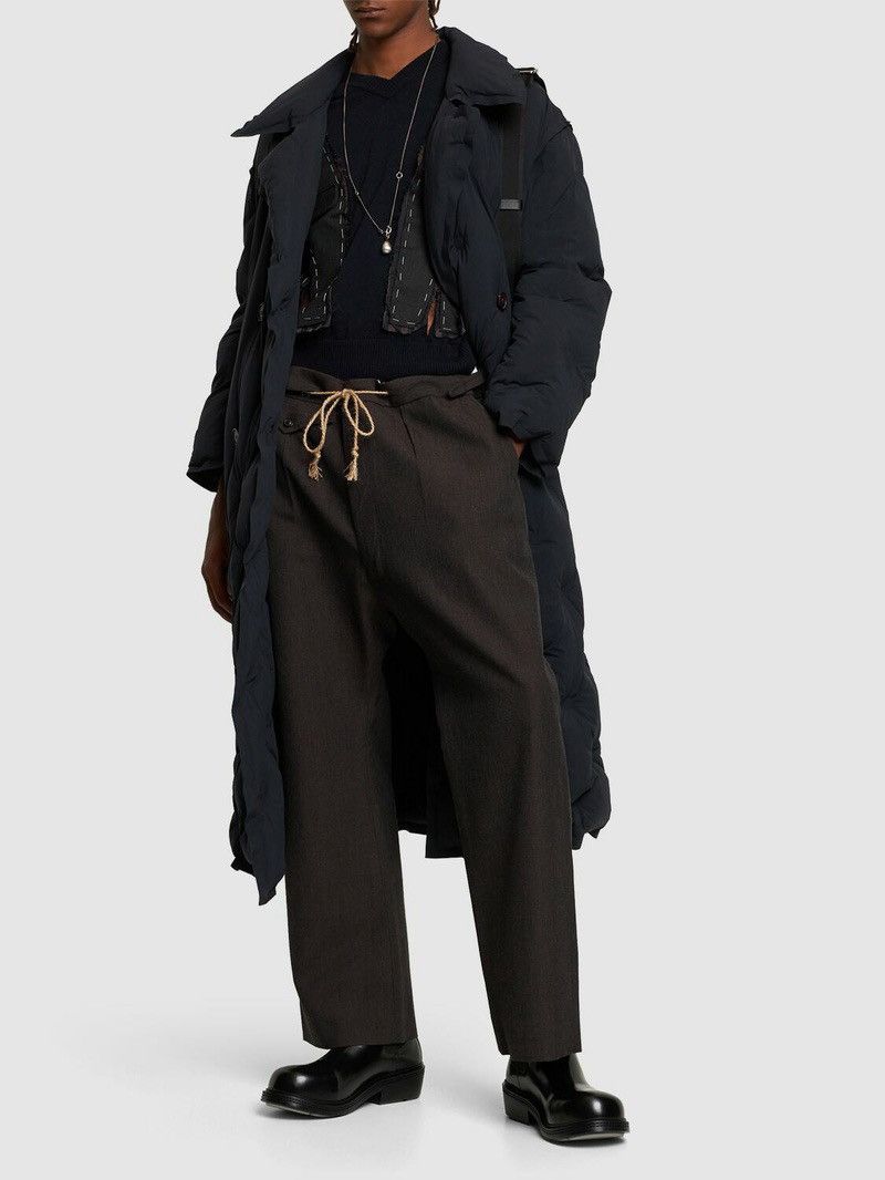 Maison Margiela fw23 Runway - Flannel Pants W/ Self Tie sz48