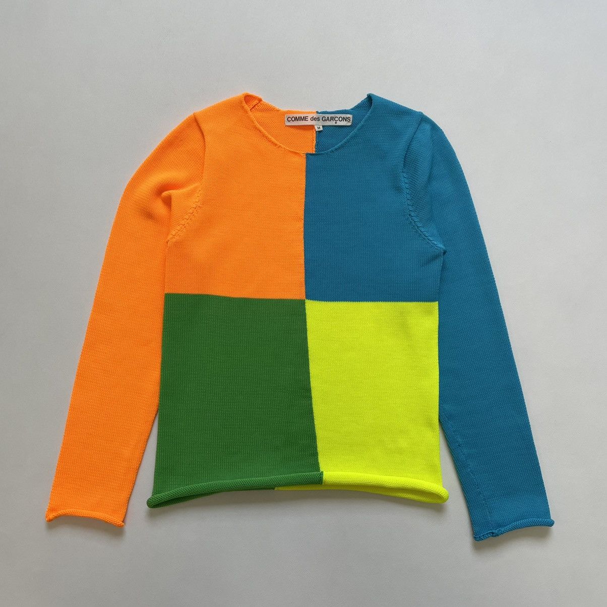 Comme des Garcons A/W 95 ‘Panelled Colour Block’ Knit Sweater Size M / US 6-8 / IT 42-44 - 1 Thumbnail
