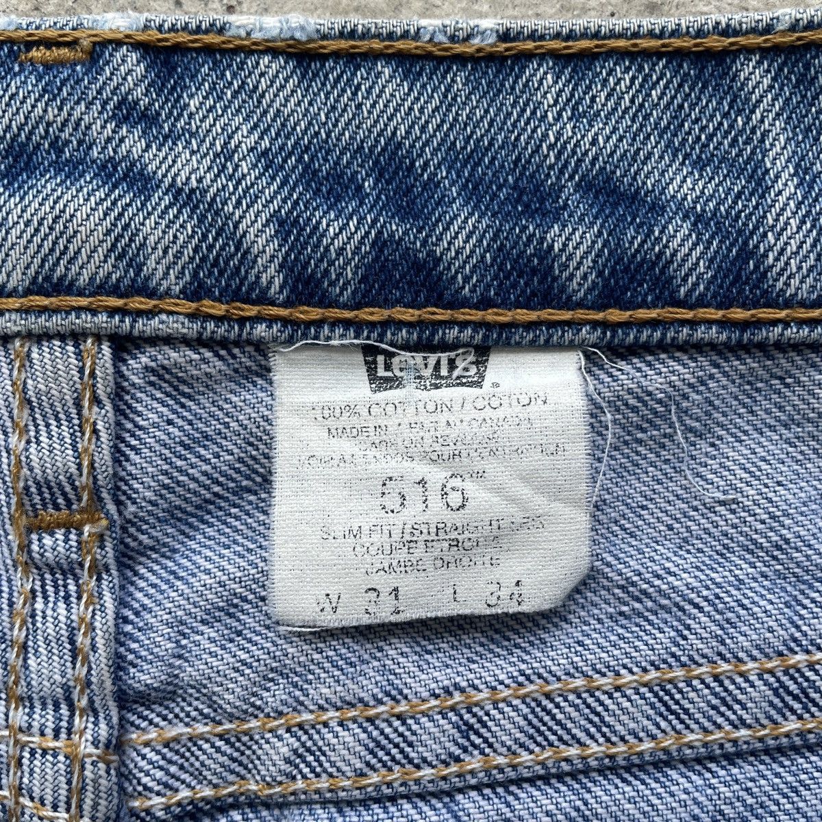Levi's Vintage Clothing W30💥 Vintage Levi’s 516 Distressed Jeans Faded Denim Pants Size US 30 / EU 46 - 7 Thumbnail