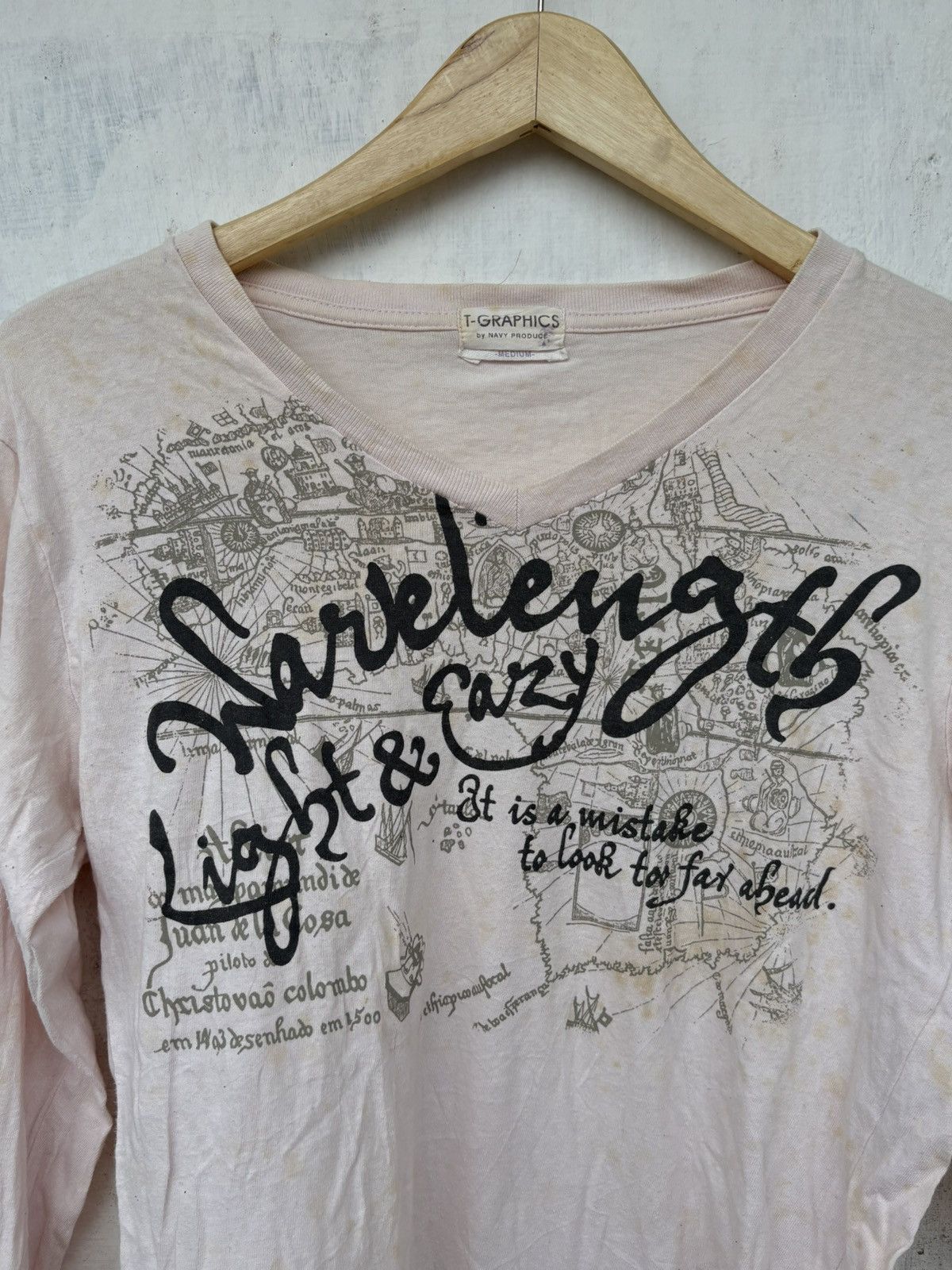 Japanese Brand T-Graphics Poem Japanese Brand Longsleeve Size US M / EU 48-50 / 2 - 3 Thumbnail