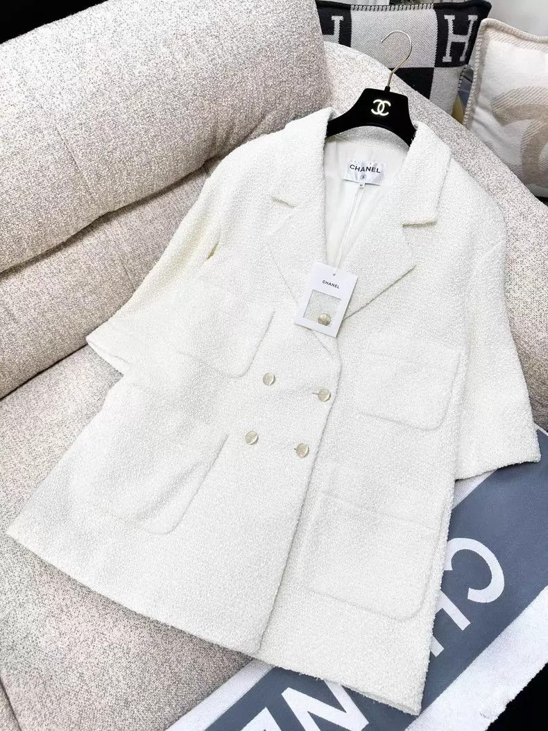 Chanel Chanel Silhouette four-pocket fine glitter long-sleeved kn Size XS / US 0-2 / IT 36-38 - 2 Thumbnail