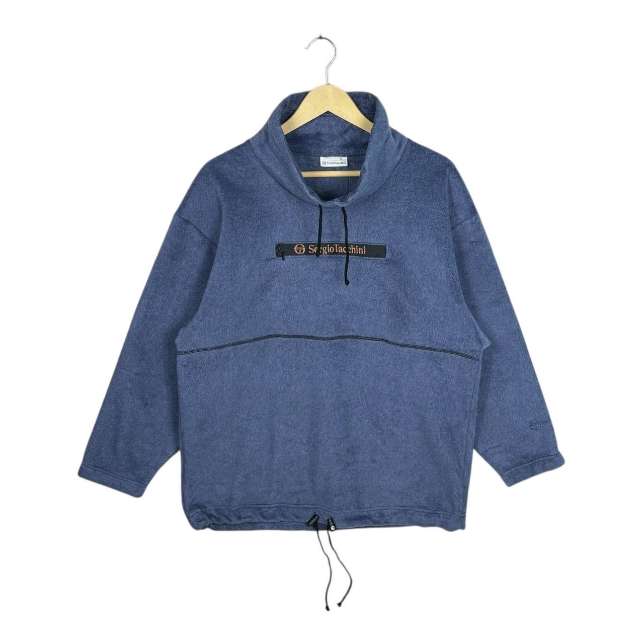 Sergio Tacchini Vintage Sergio Tacchini 90s Fleece Geometric Sweater M/L Size US M / EU 48-50 / 2 - 1 Thumbnail