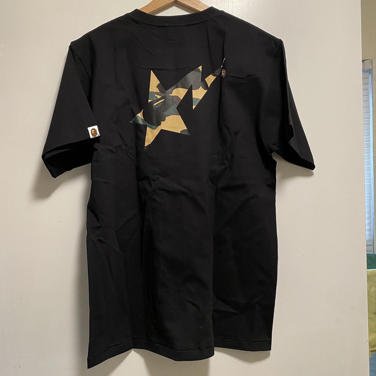 Bape Bape 1st Camo Bapesta Logo Tee Black Size US M / EU 48-50 / 2 - 2 Thumbnail