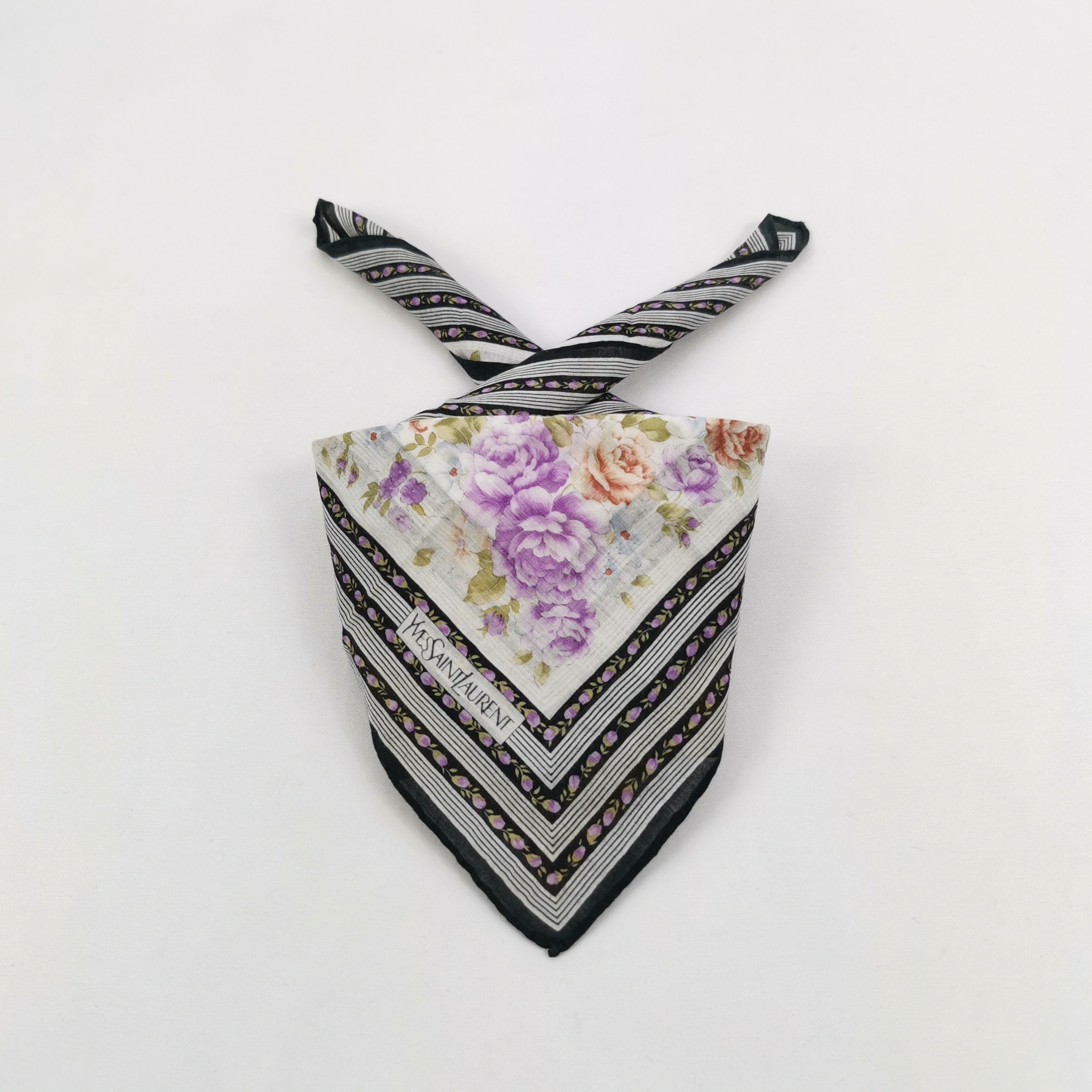 Vintage Vintage Yves Saint Laurent Handkerchief 56789 Size ONE SIZE - 1 Thumbnail