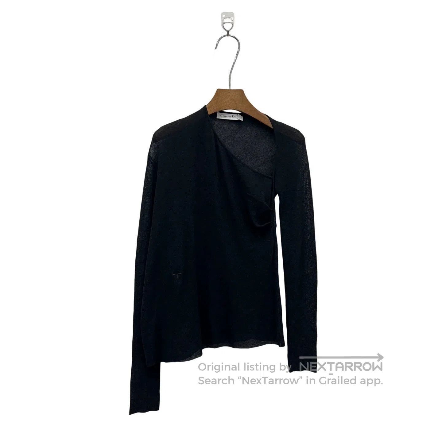 Dior dior embroidered black off-shoulder top. Size US S / EU 44-46 / 1 - 1 Thumbnail