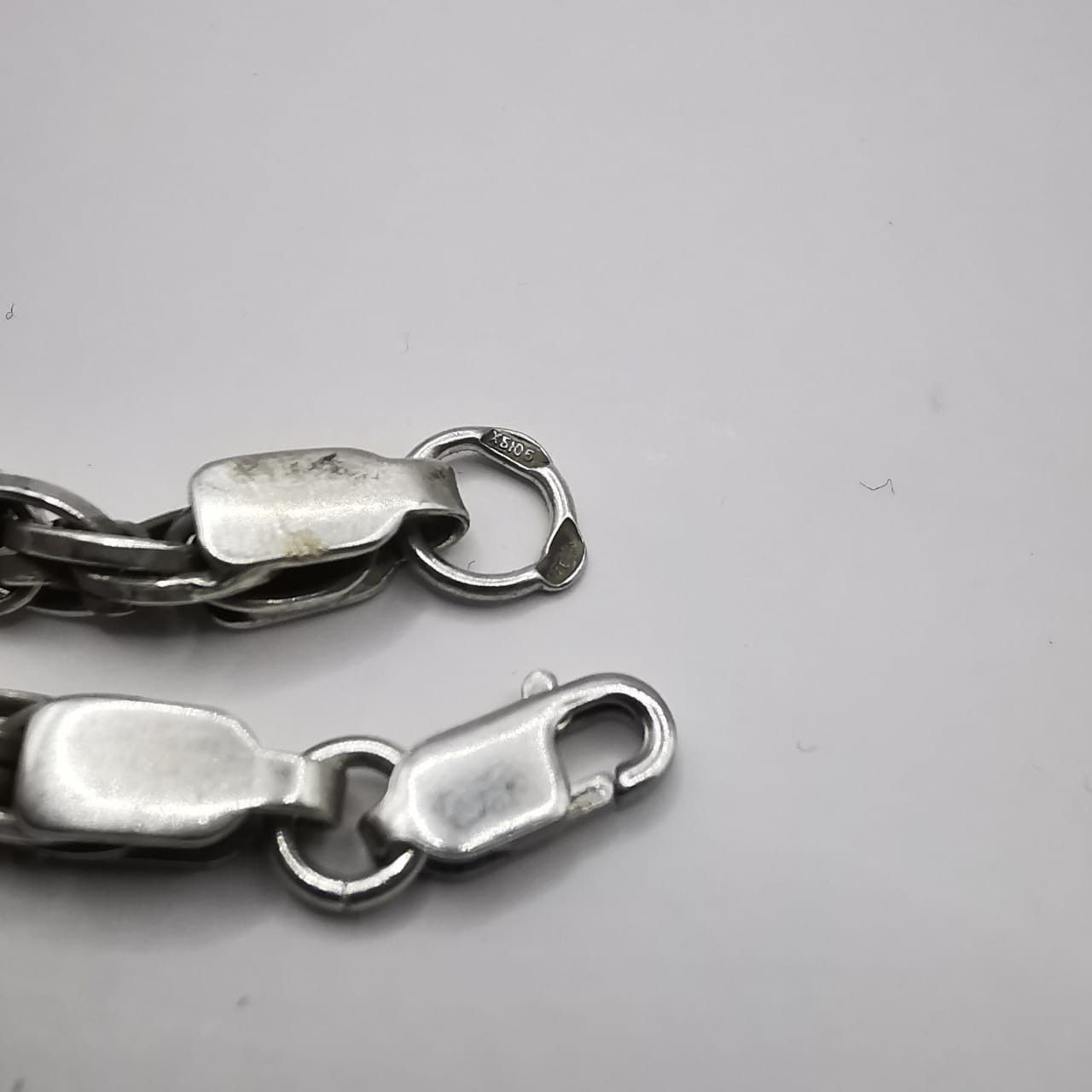 Sterling Silver Vintage Jewelry Chain, 925 Sterling Silver, Signed 25,77g Size ONE SIZE - 6 Thumbnail