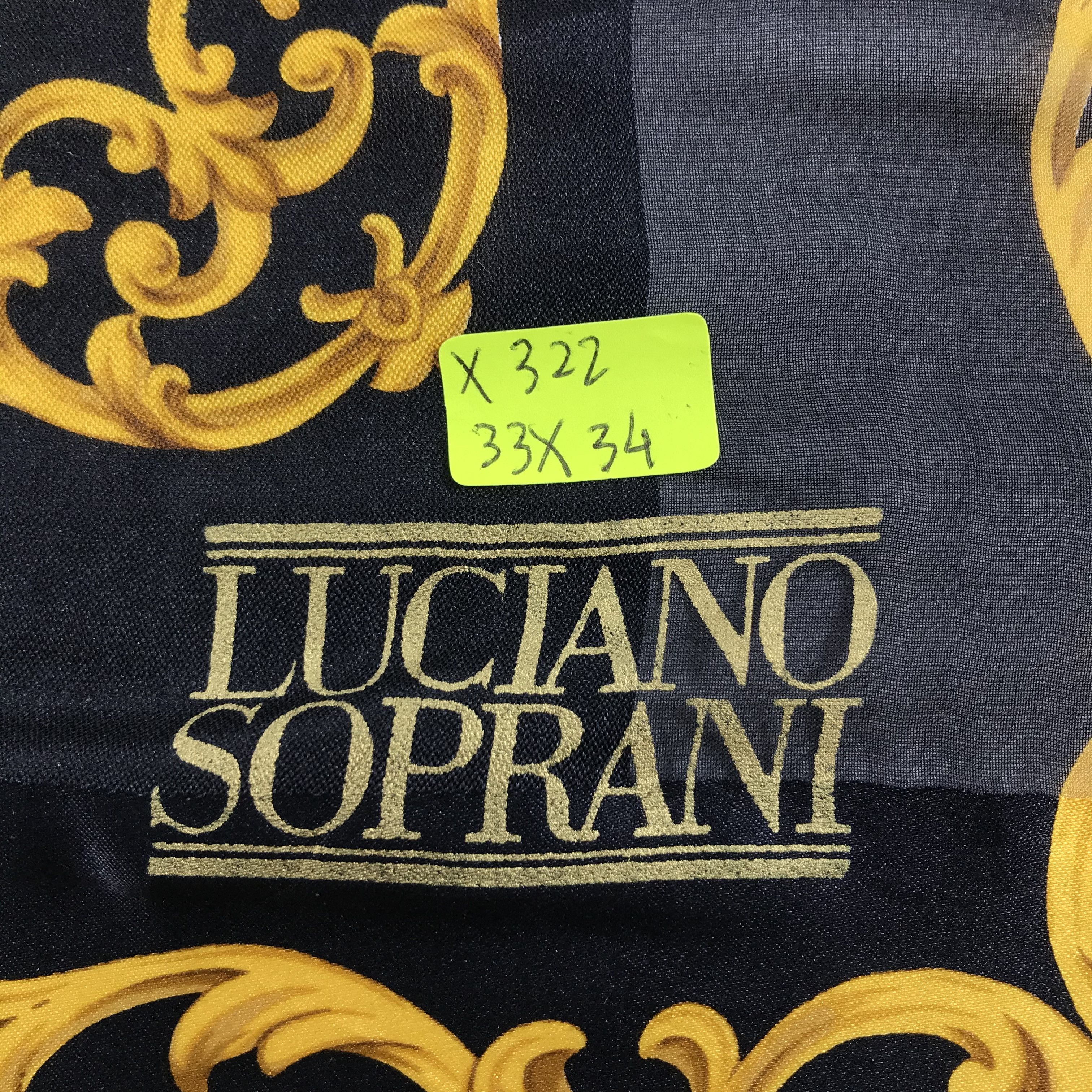 Vintage Vintage Luciano Soprani Silk Scarf Size ONE SIZE - 5 Thumbnail