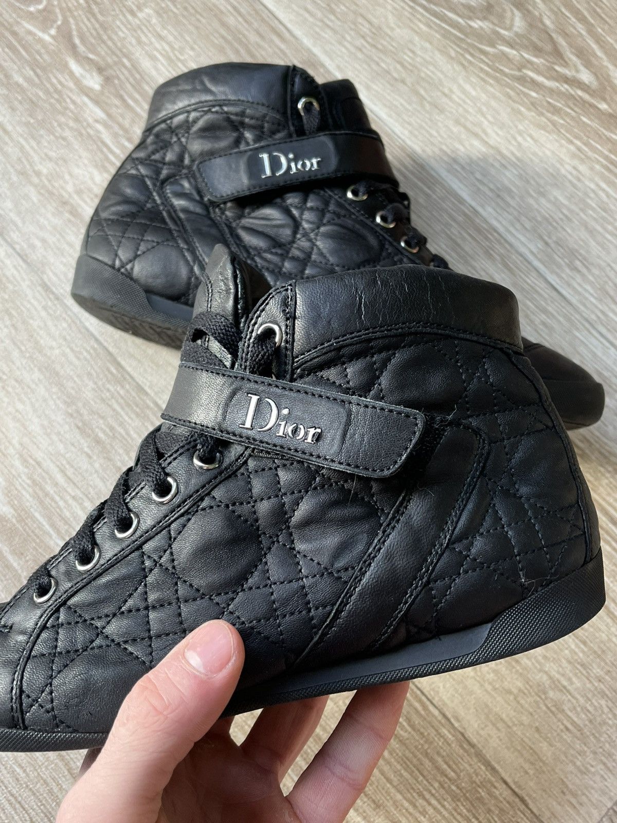 Dior Dior Quilted Leather Sneakers – Authentic Size US 7.5 / IT 37.5 - 9 Thumbnail
