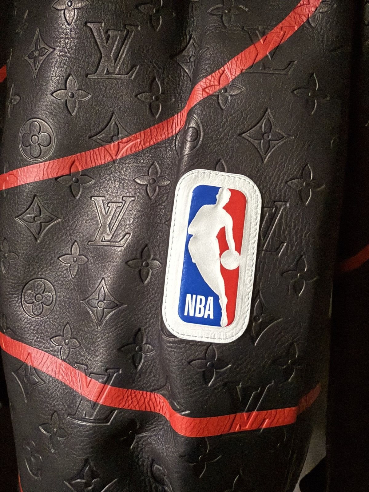 Louis Vuitton Louis Vuitton NBA Wool Leather Monogram Jacket Size US L / EU 52-54 / 3 - 5 Thumbnail