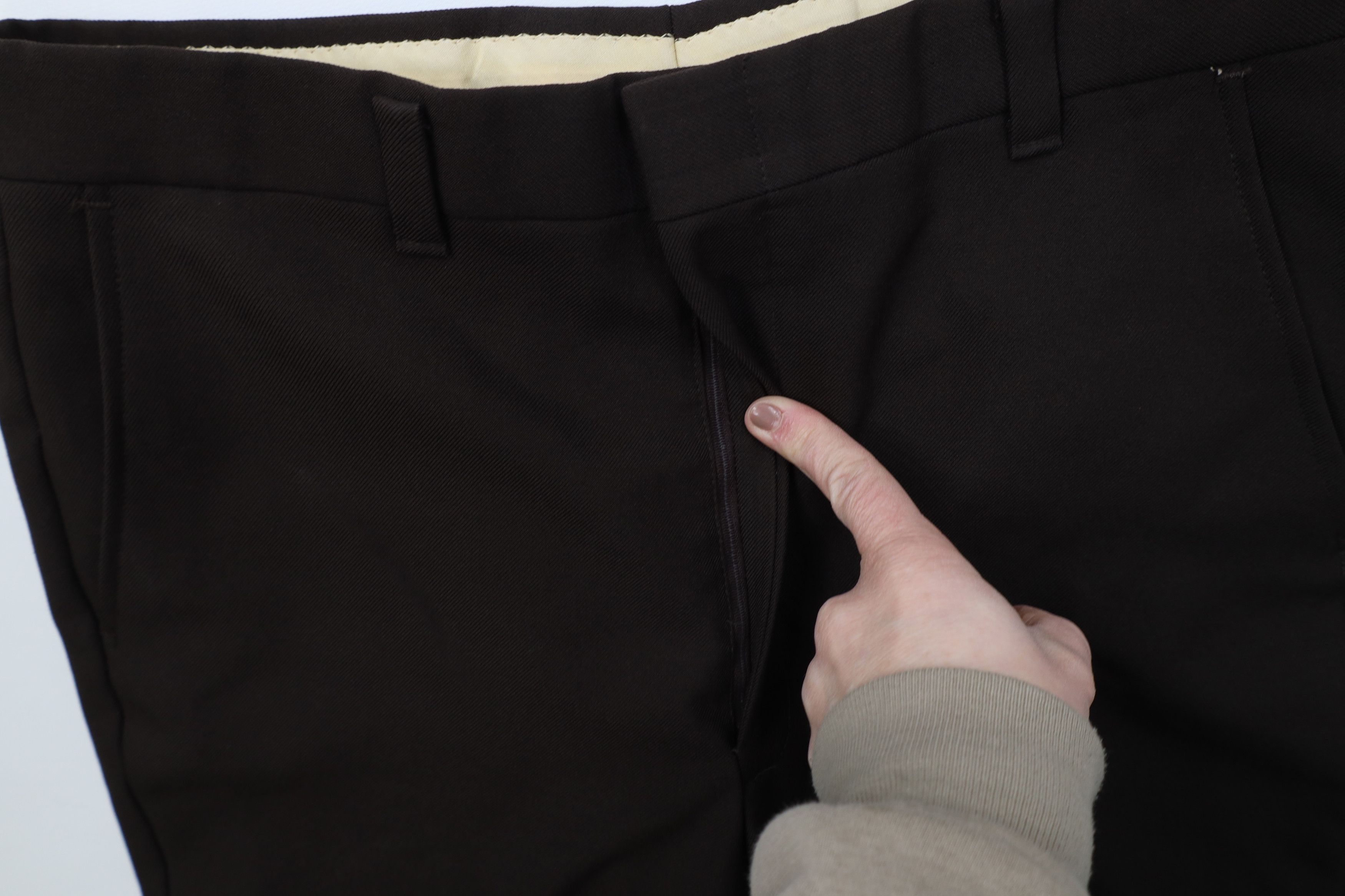 Vintage Vintage 70s Streetwear Bell Bottoms Chino Pants Brown USA Size US 34 / EU 50 - 5 Thumbnail