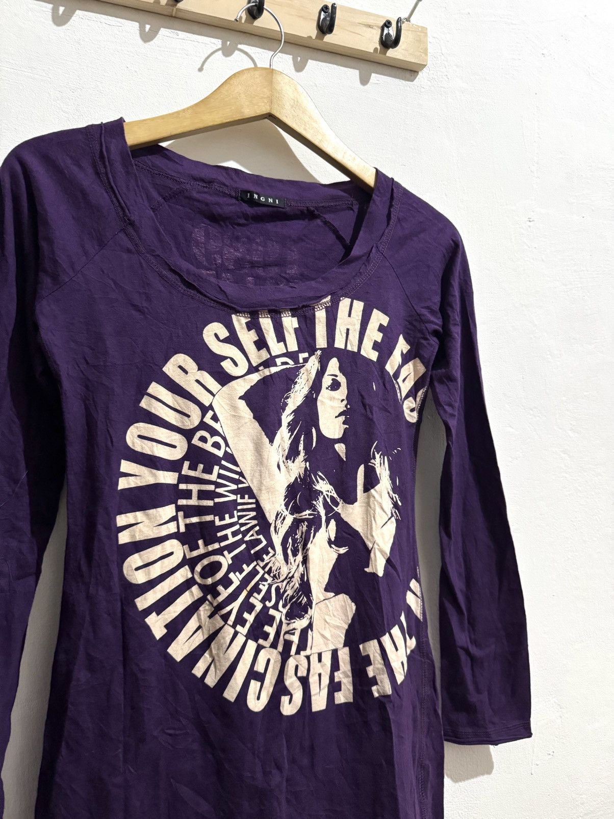Hysteric Glamour × If Six Was Nine × Japanese Brand Y2k Ingni "hysteric style" ifsixwasnine longsleeve Size M / US 6-8 / IT 42-44 - 3 Thumbnail