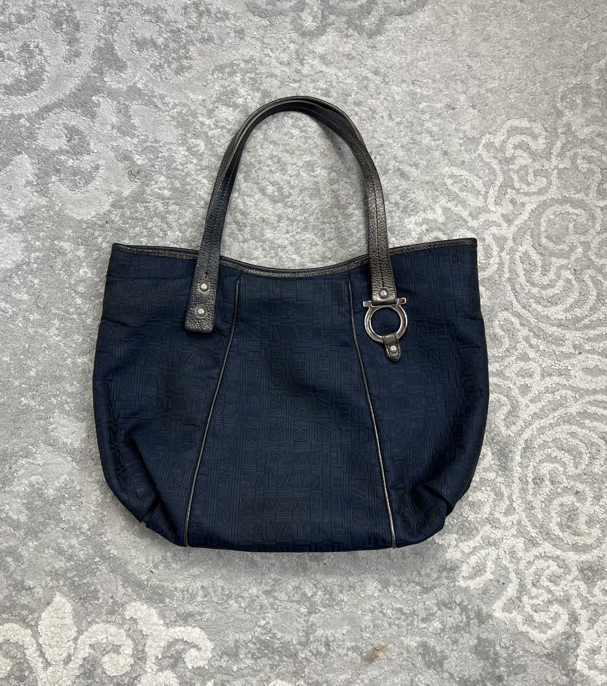 Salvatore Ferragamo Salvatore Ferragamo Made in Italy Multi Logo Handbag Size ONE SIZE - 1 Thumbnail
