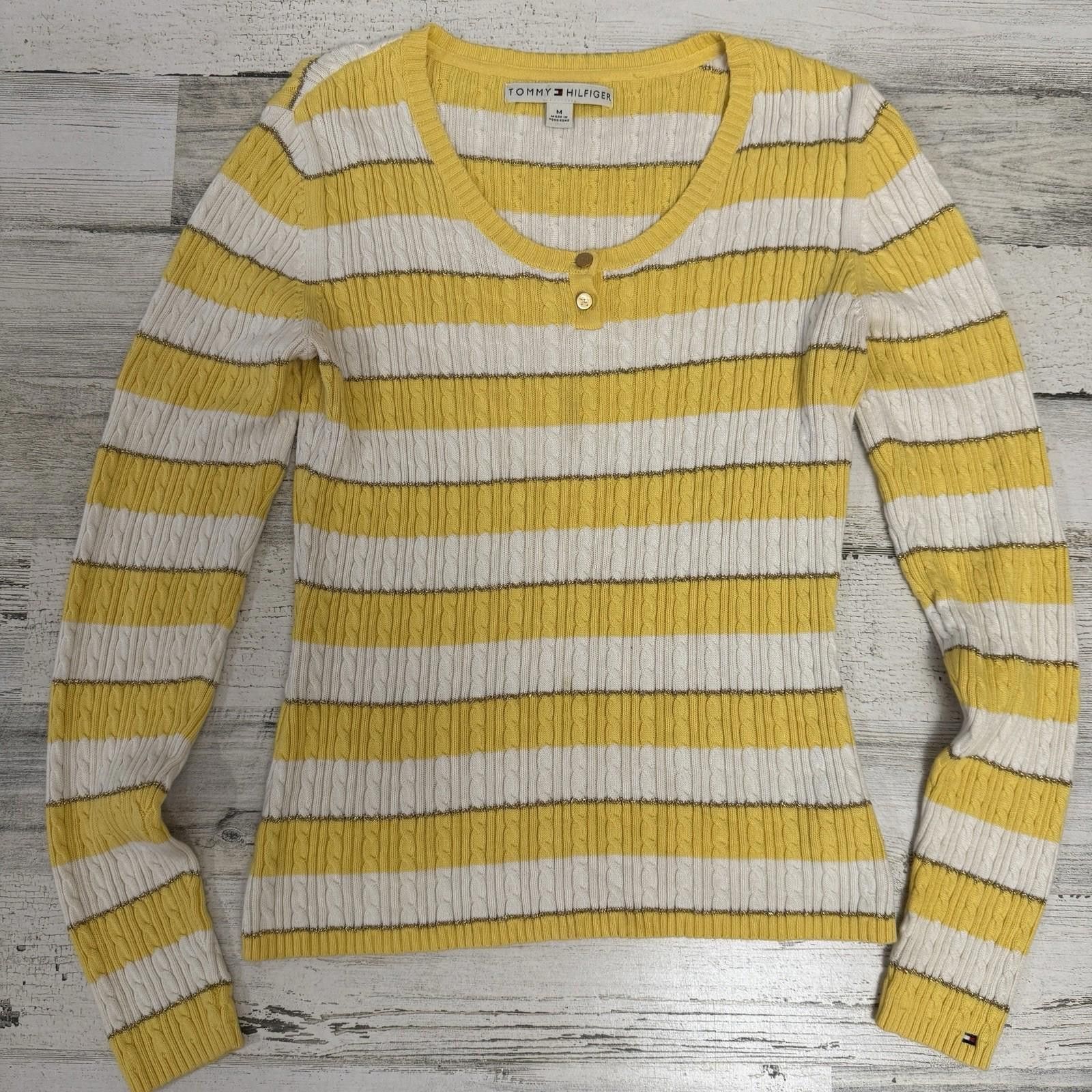 Tommy Hilfiger Tommy Striped Metallic Longsleeve Medium Size M / US 6-8 / IT 42-44 - 3 Thumbnail
