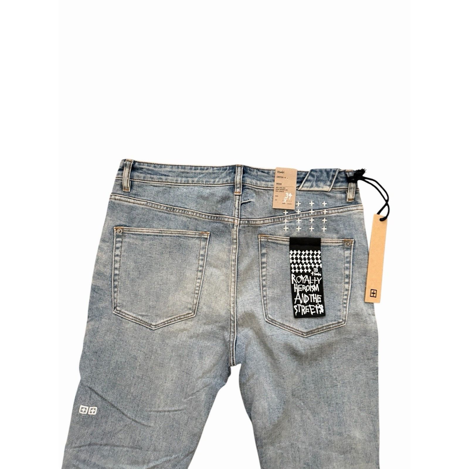 Ksubi Ksubi Jeans Mens Chitch Slim Pure Dynamite Blue Size 34/32 Size US 34 / EU 50 - 4 Thumbnail