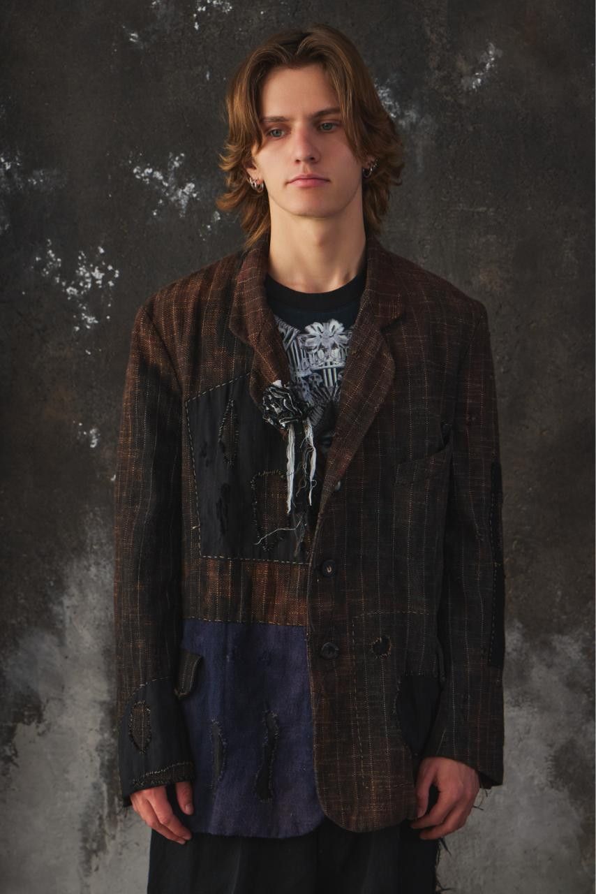 Archivio J.M. Ribot Archivio J.M. Ribot Handmade Distressed Patchwork Blazer Size US M / EU 48-50 / 2 - 6 Thumbnail