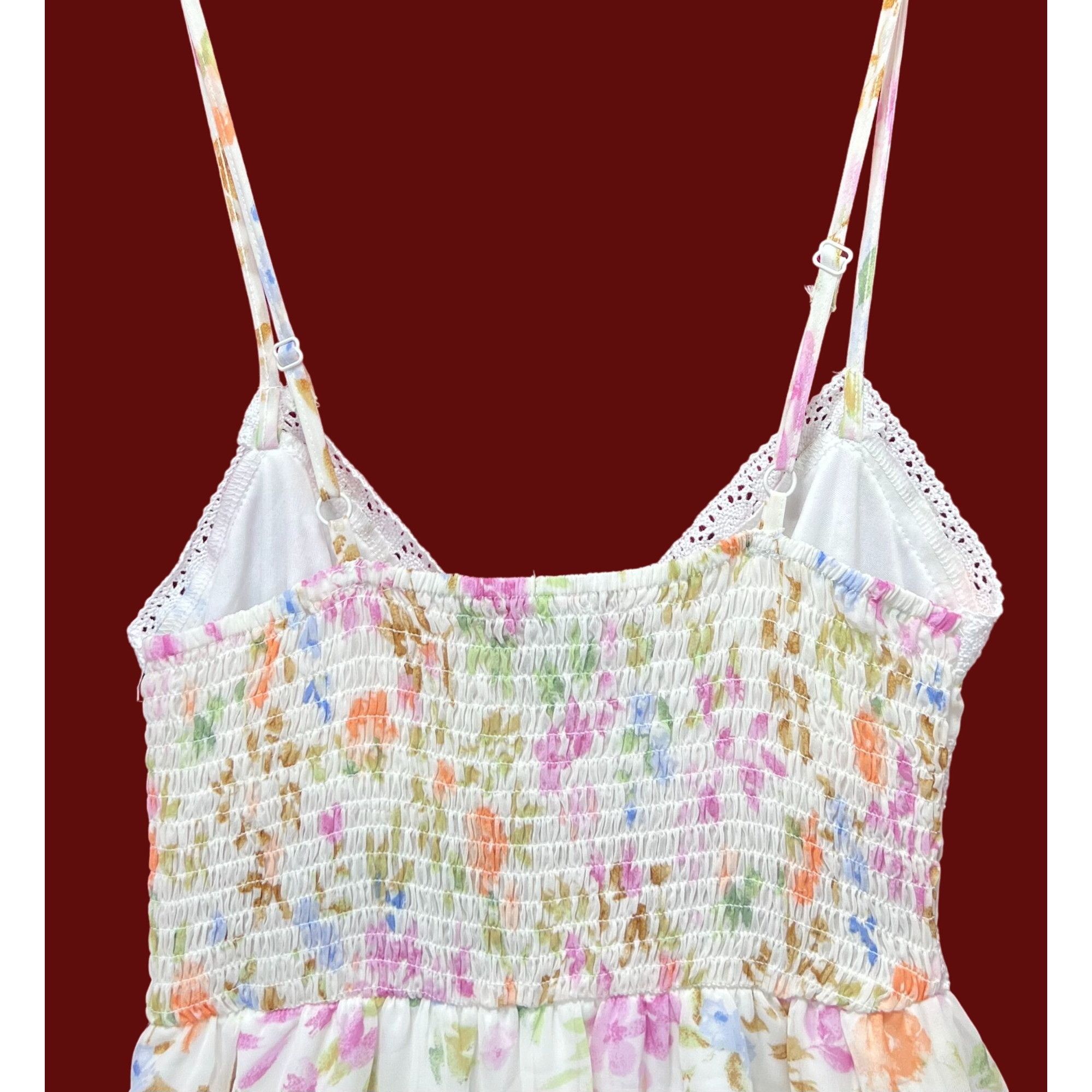 rue21 Rue 21 - Women's Summer Sleeveless High Low Hem Ruffle Flora Size XS / US 0-2 / IT 36-38 - 19 Thumbnail