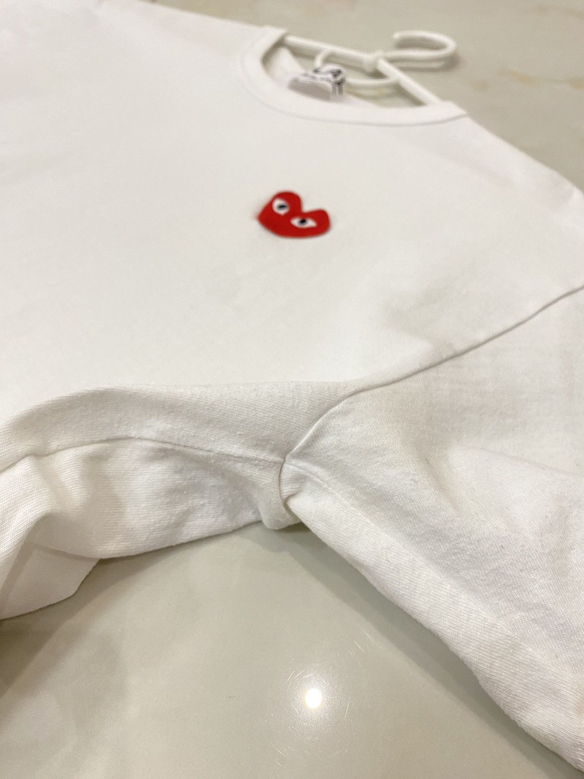 Comme des Garcons PLAY × Japanese Brand Comme Des Garsons Play T-shirt Logo Heard Red Size XL / US 12-14 / IT 48-50 - 5 Thumbnail
