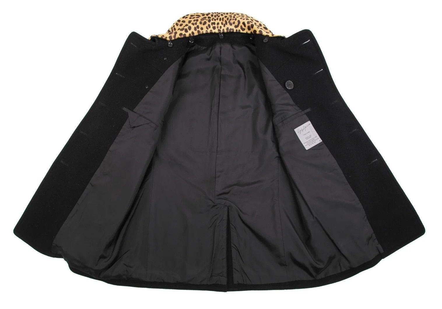 Yohji Yamamoto Yohji Yamamoto Black Detachable Collar Wool Jacket Size US L / EU 52-54 / 3 - 14 Thumbnail