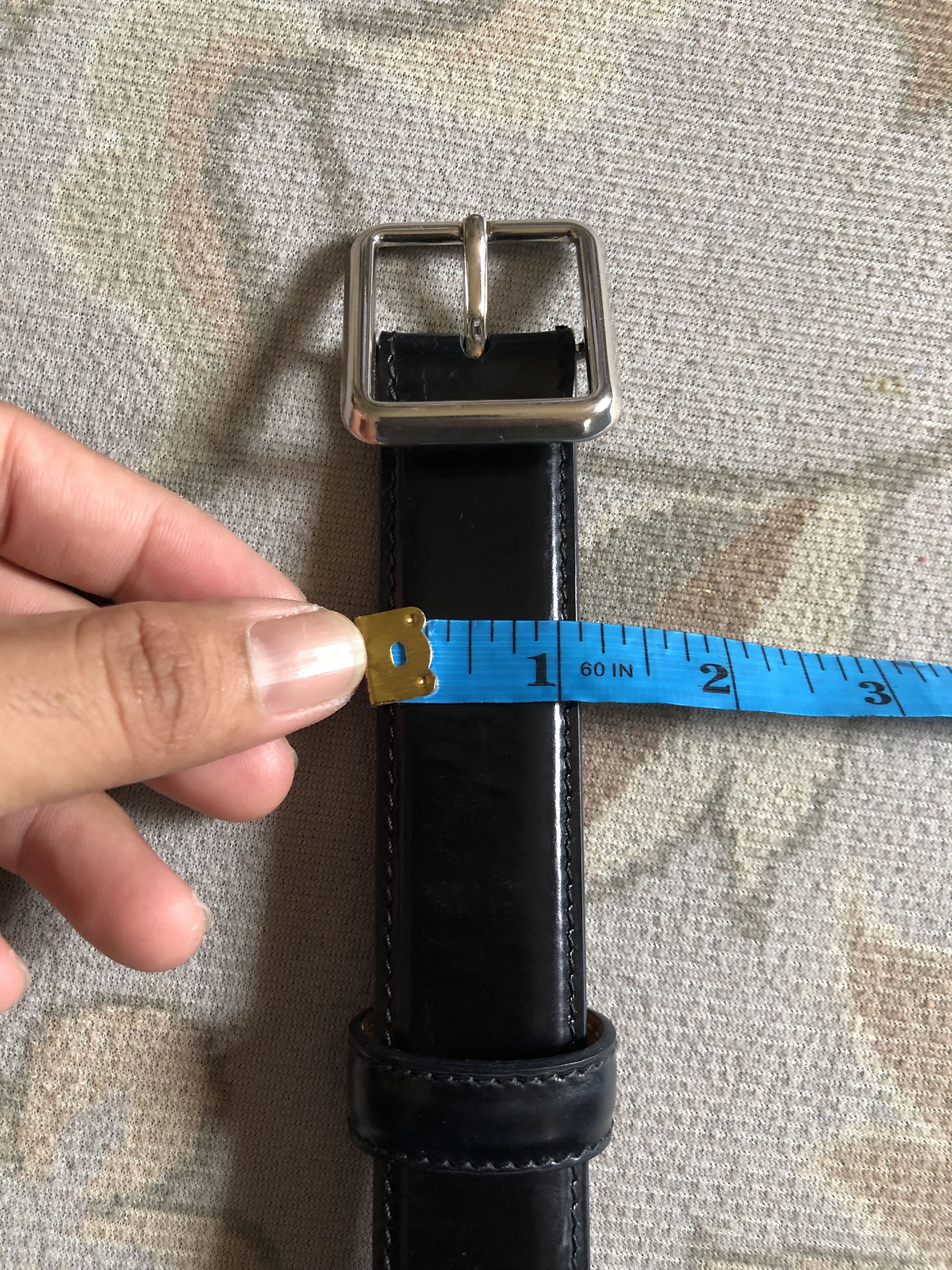 Balenciaga Balenciaga Leather Belt Size 85 Size 32 - 22 Thumbnail