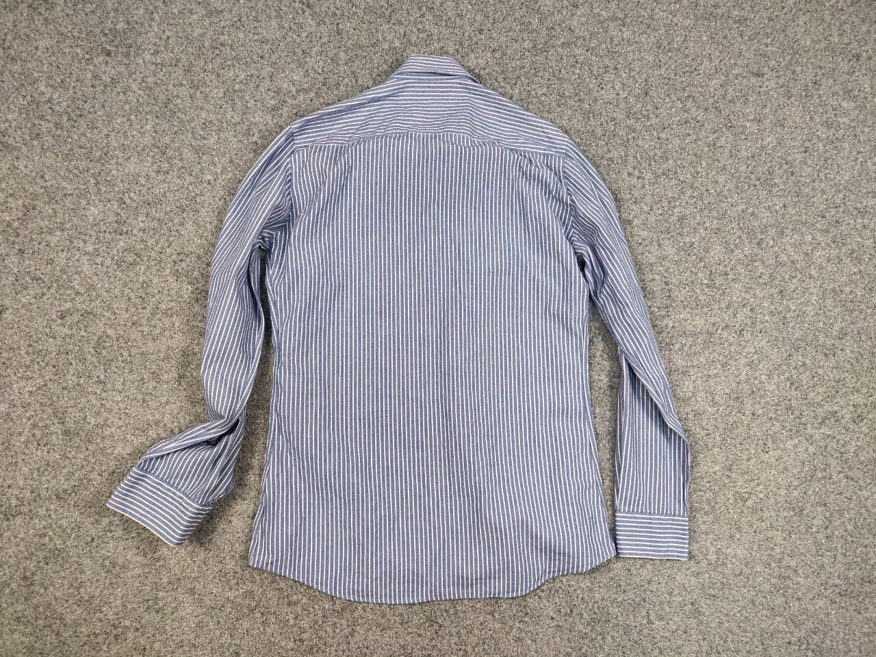 Moschino Moschino Design Casual Striped Minimalist Logo Button Shirt Size US M / EU 48-50 / 2 - 16 Thumbnail